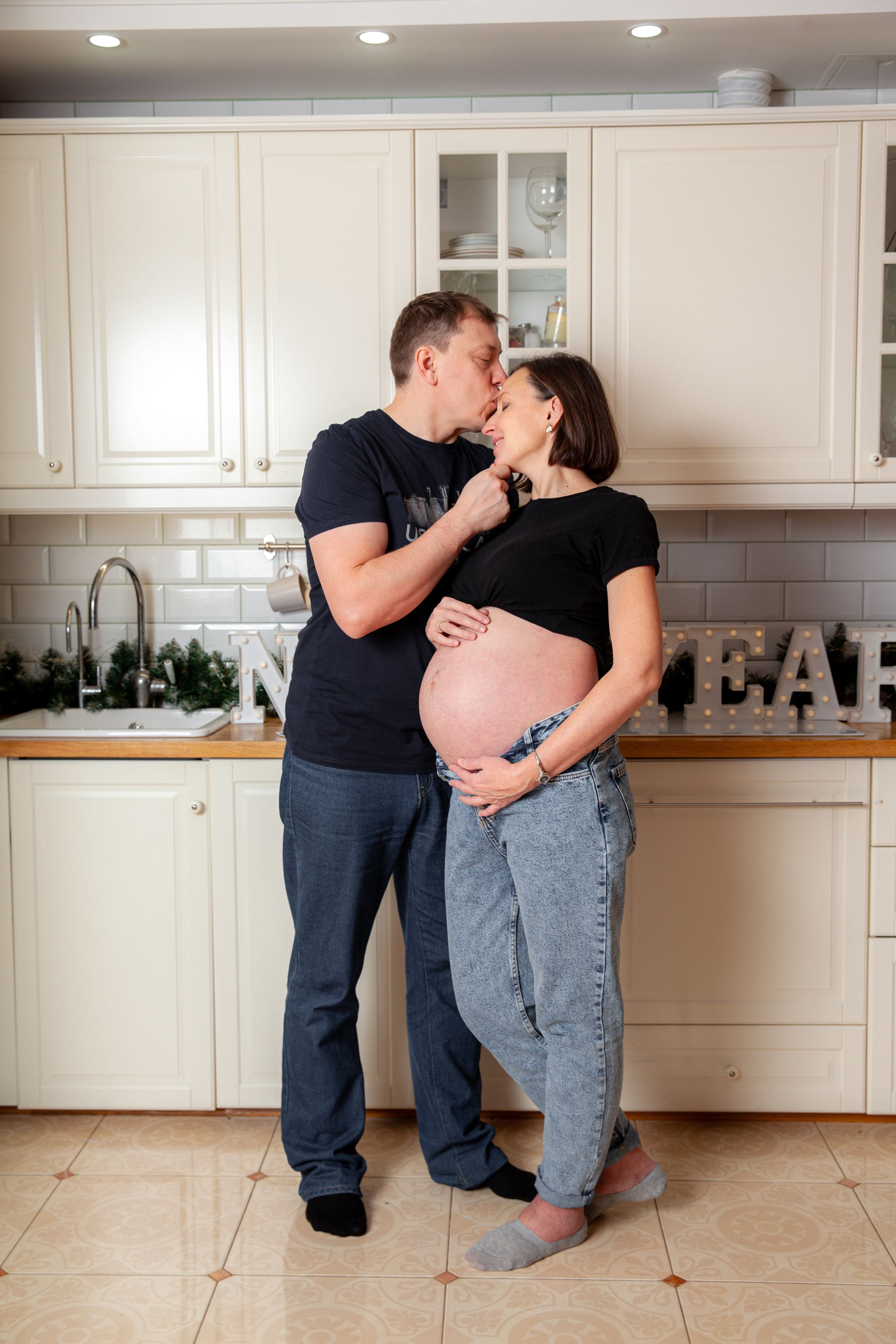 Новогодняя фотосессия беременности для Светланы. Фотограф в Железнодорожном и Балашихе