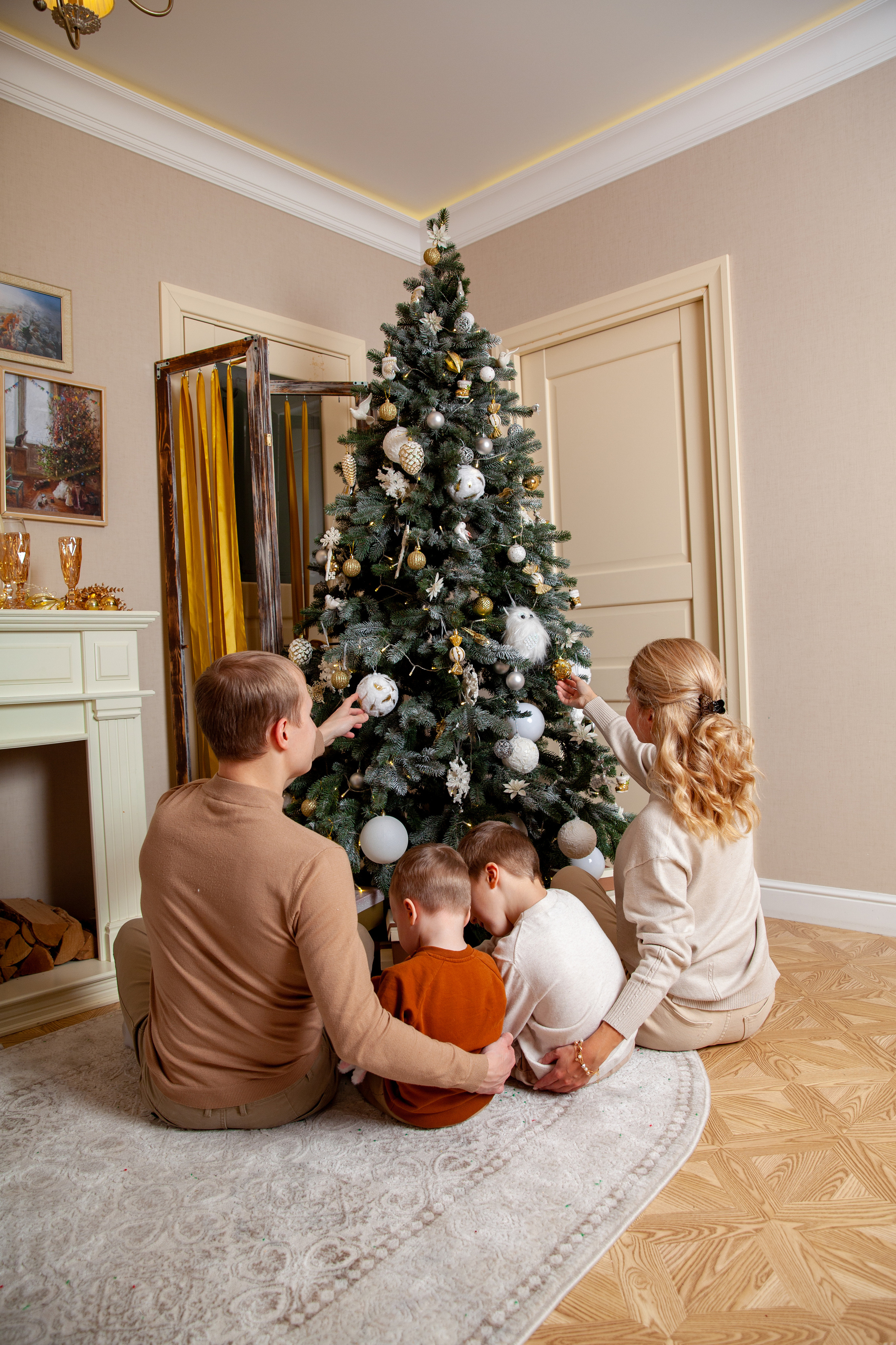 Новогодняя семейная фотосессия. Фотограф в Железнодорожном и Балашихе