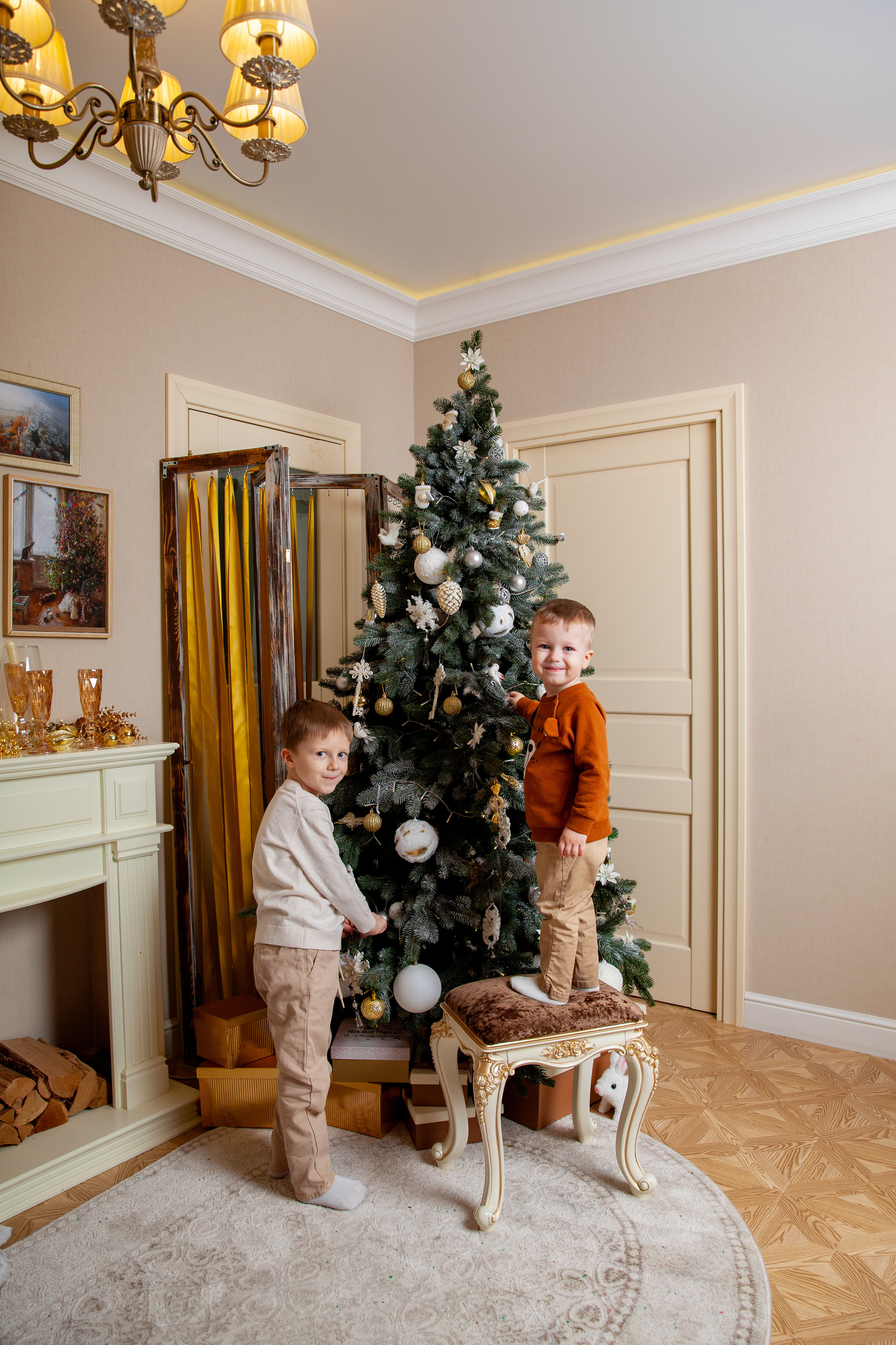 Новогодняя семейная фотосессия. Фотограф в Железнодорожном и Балашихе