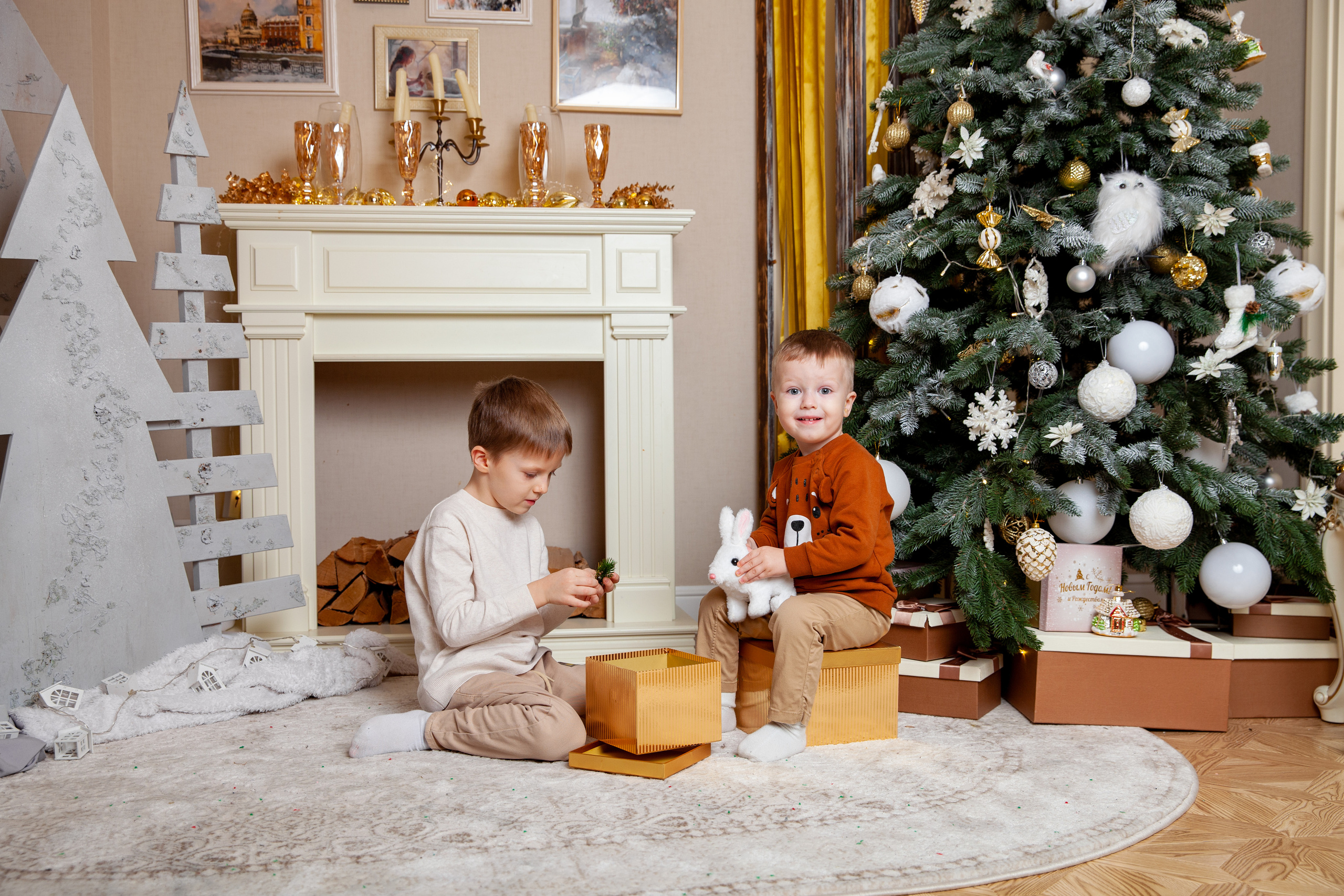Новогодняя семейная фотосессия. Фотограф в Железнодорожном и Балашихе