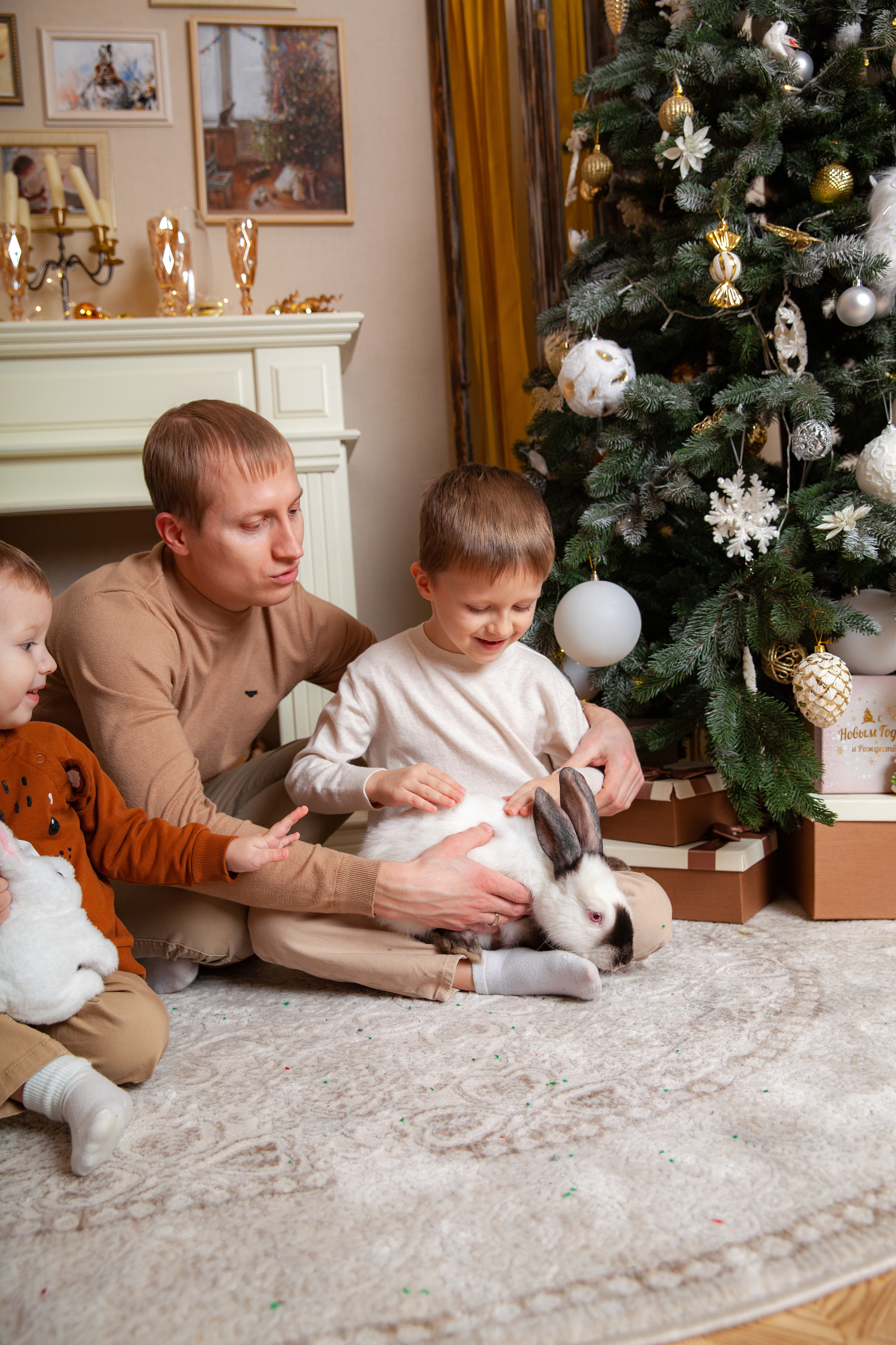 Новогодняя семейная фотосессия. Фотограф в Железнодорожном и Балашихе