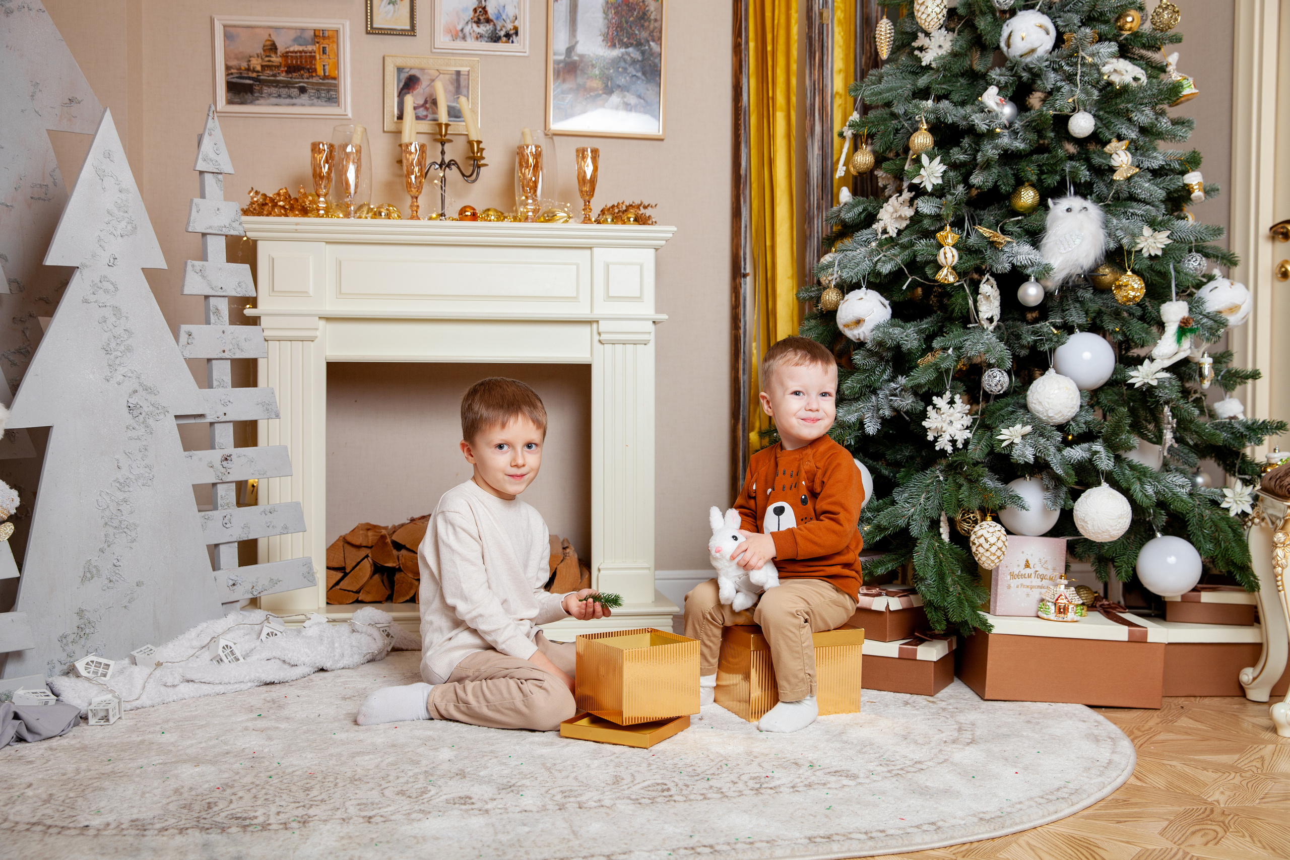 Новогодняя семейная фотосессия. Фотограф в Железнодорожном и Балашихе