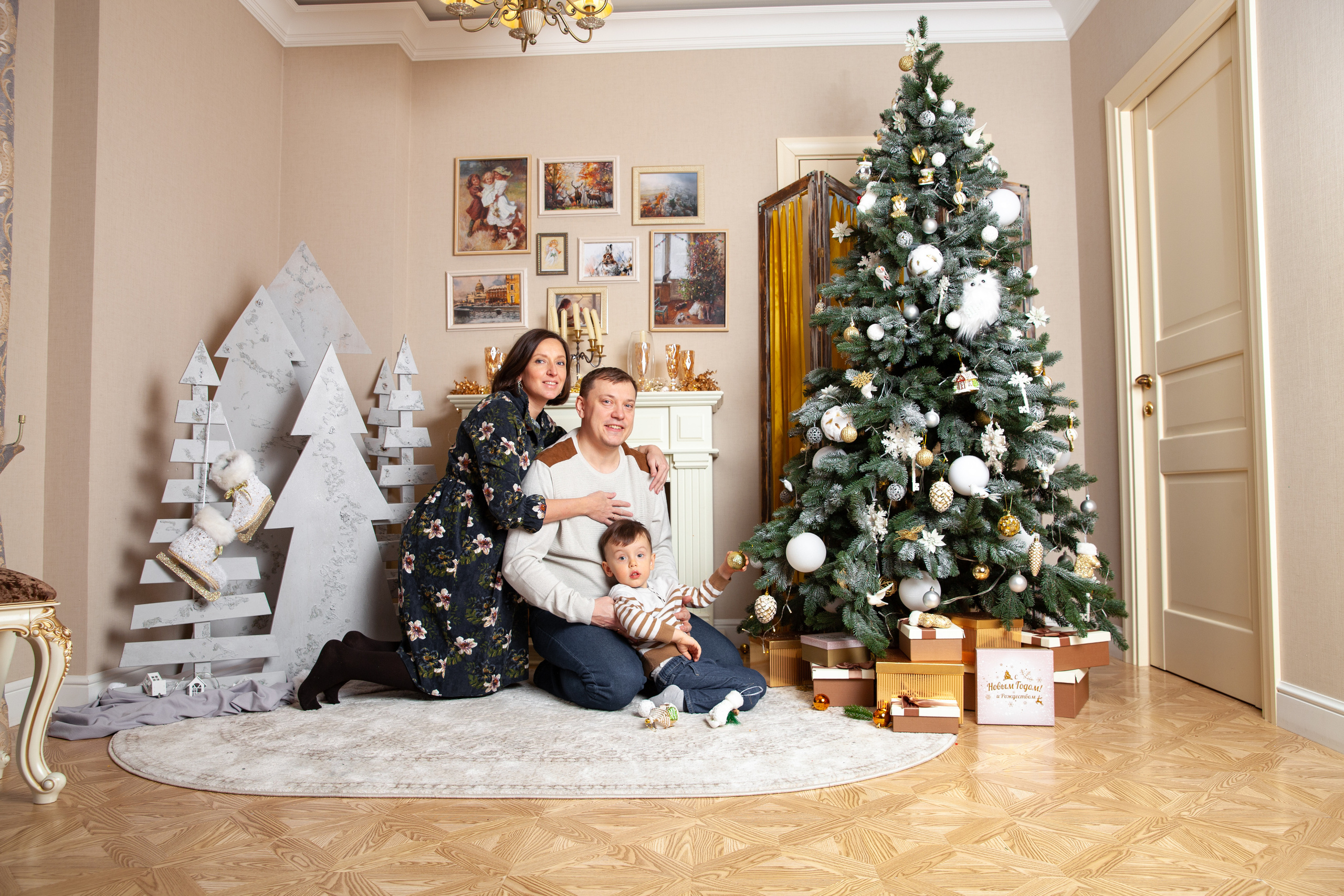 Новогодняя фотосессия беременности для Светланы. Фотограф в Железнодорожном и Балашихе