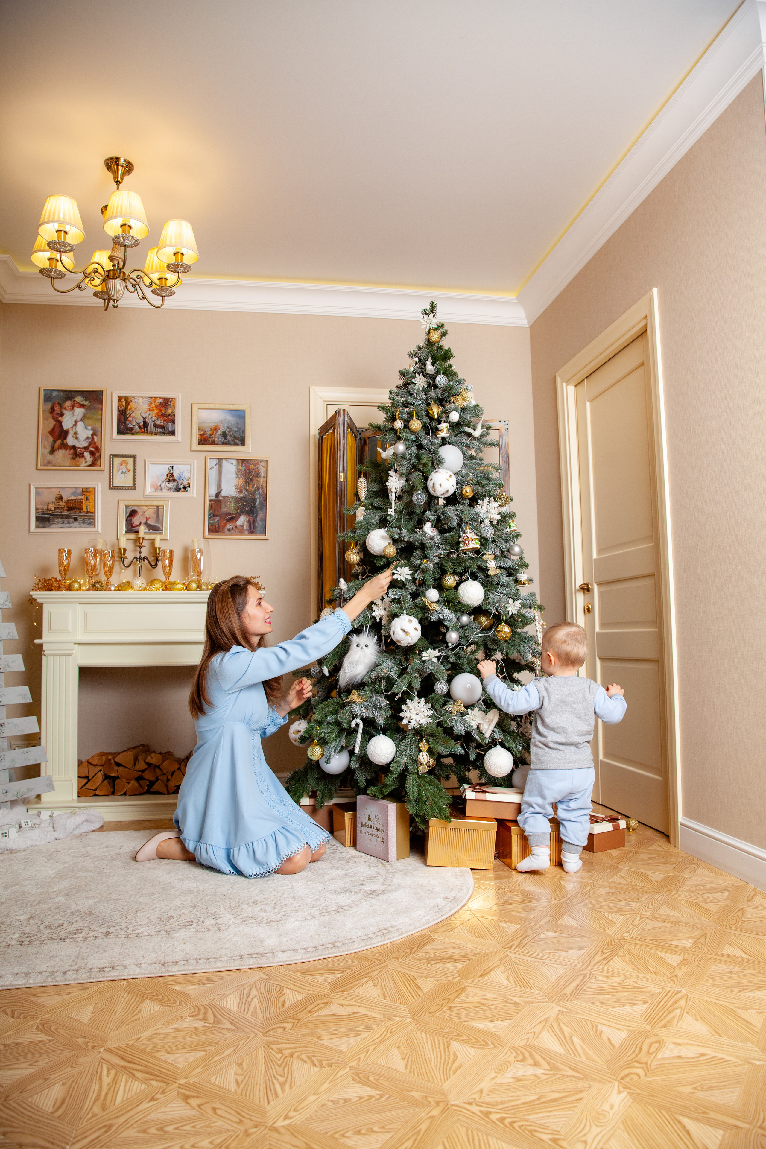Новогодняя фотосессия для Виталия, Яны и Дани. Фотограф в Железнодорожном и Балашихе