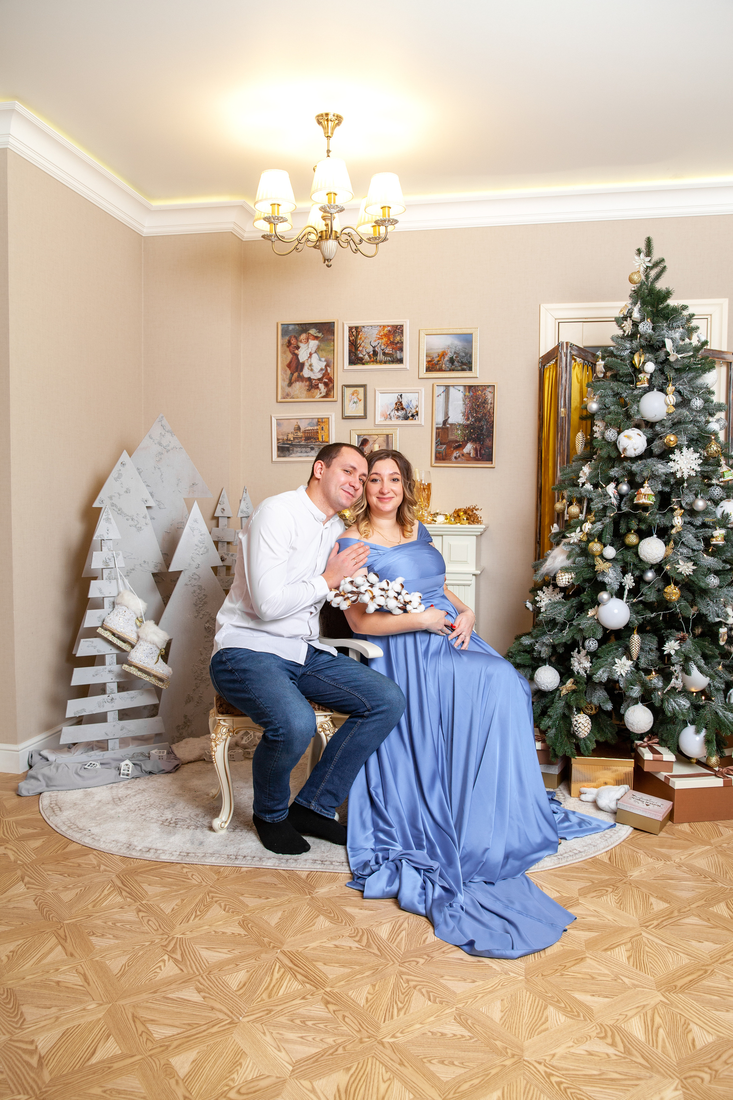 Новогодняя семейная фотосессия для Анастасии. Фотограф в Железнодорожном и Балашихе