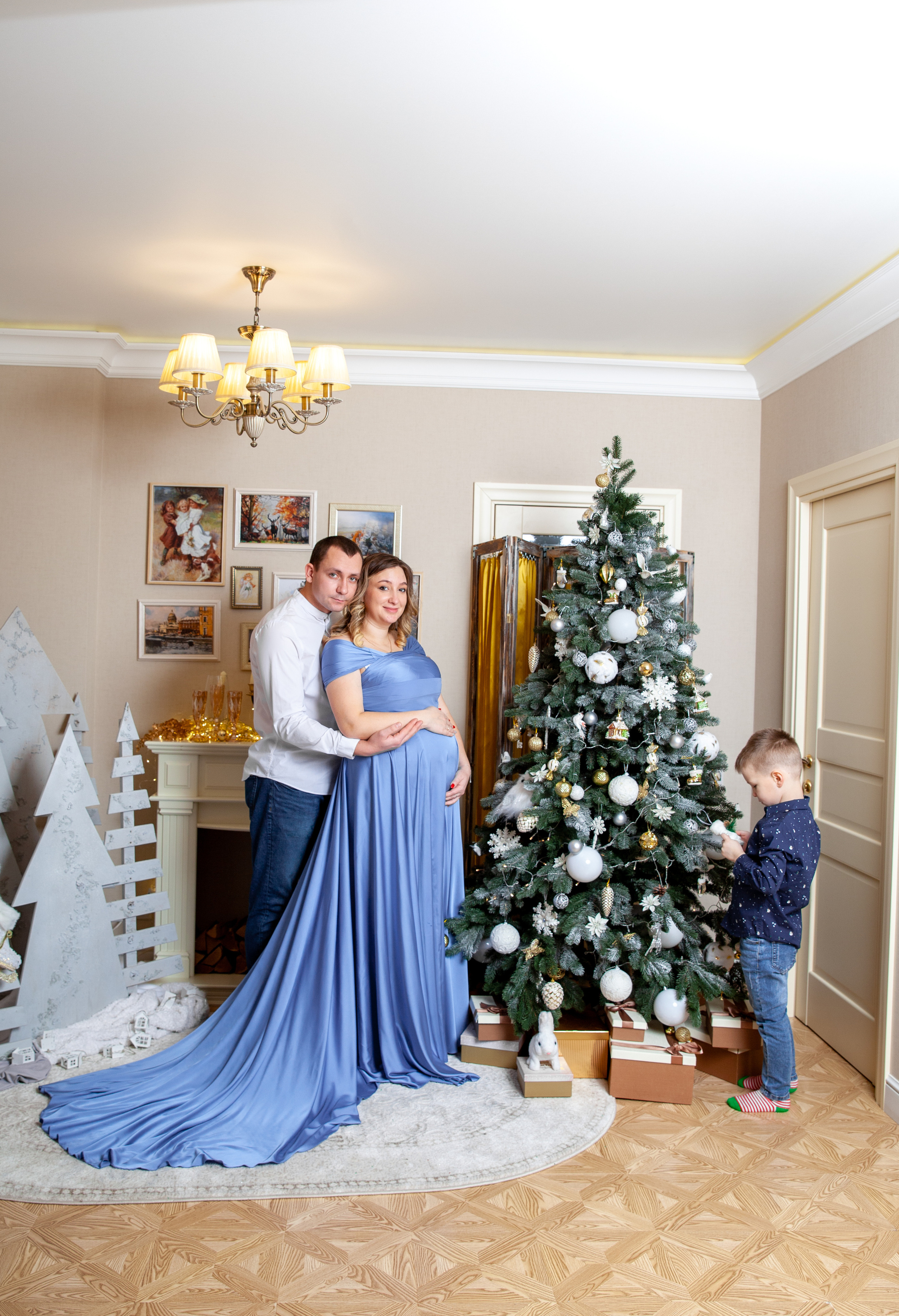 Новогодняя семейная фотосессия для Анастасии. Фотограф в Железнодорожном и Балашихе