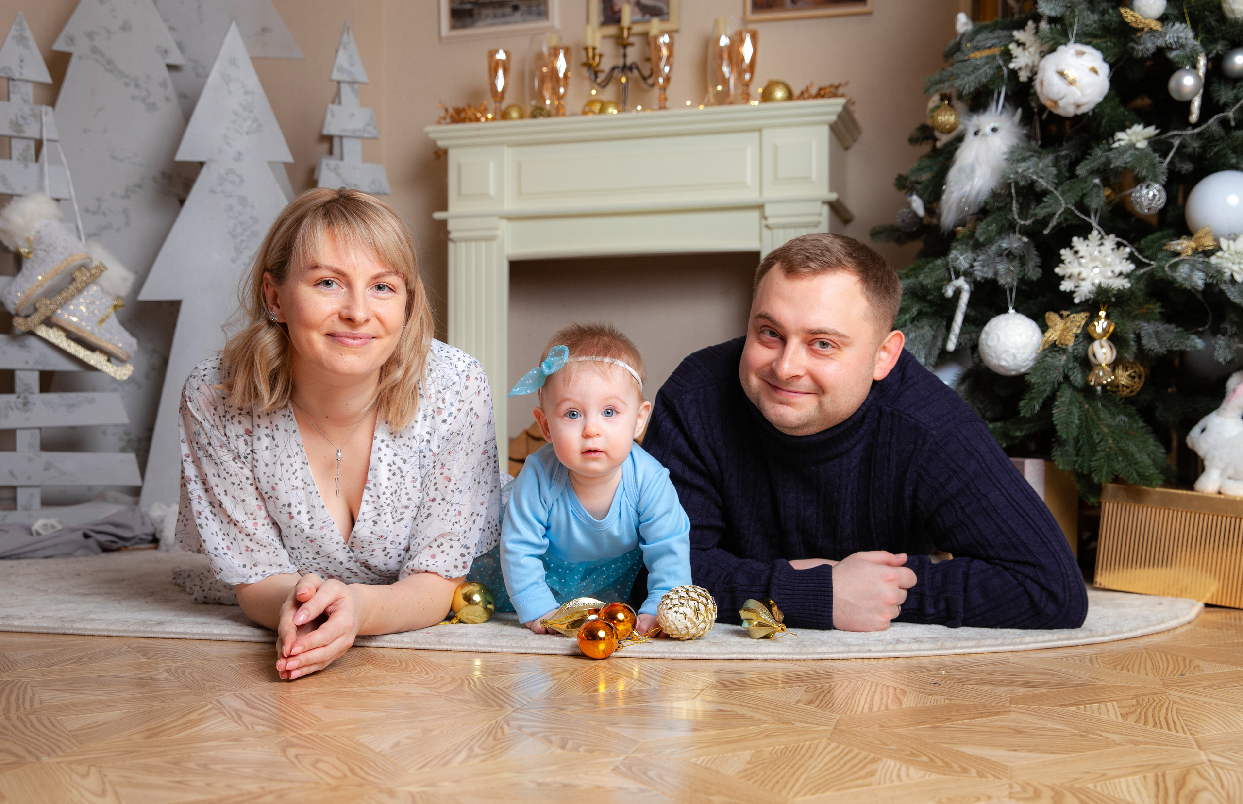 Настя, Никита и Верочка. Новогодняя фотосессия. Фотограф в Железнодорожном и Балашихе