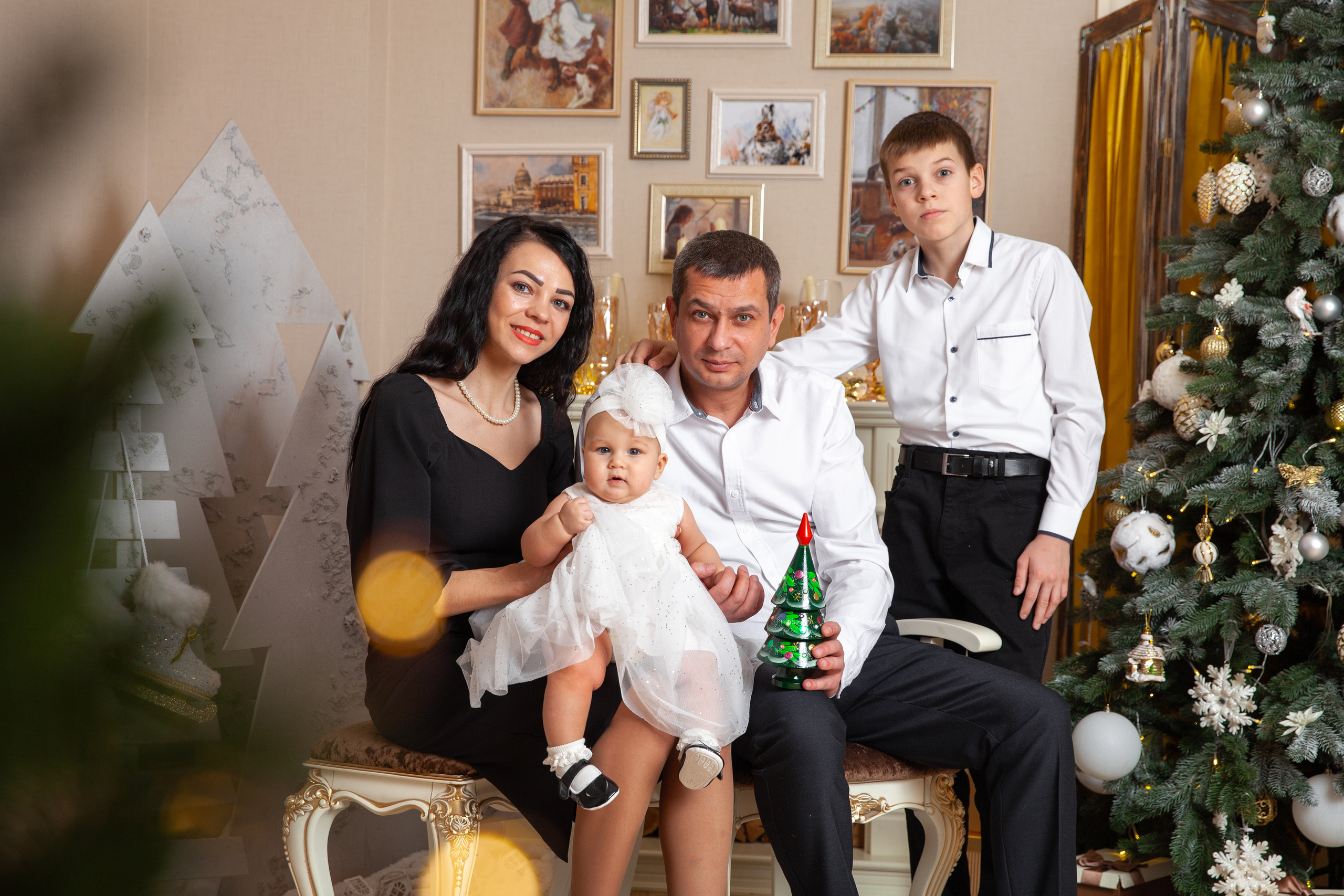 Анна. Новогодняя семейная фотосессия. Фотограф в Железнодорожном и Балашихе