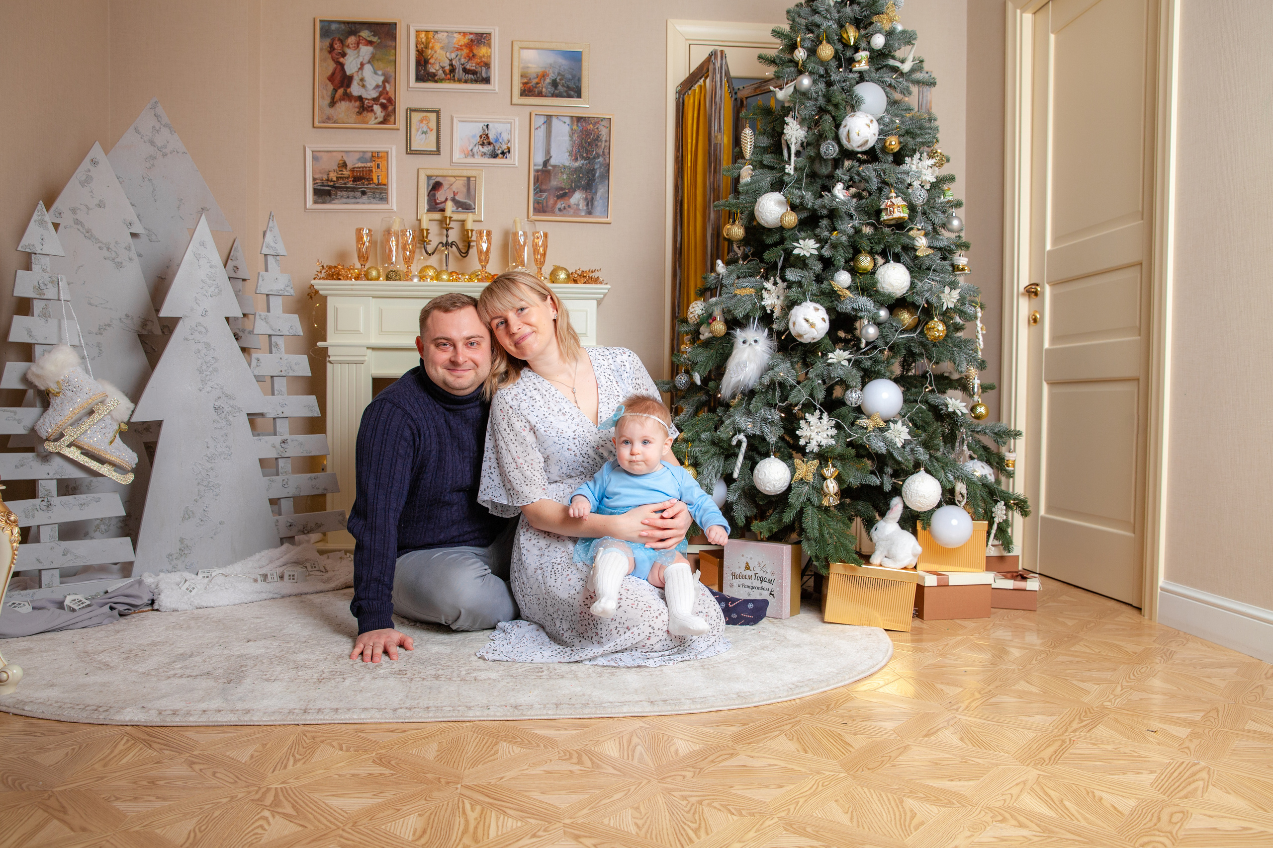 Настя, Никита и Верочка. Новогодняя фотосессия. Фотограф в Железнодорожном и Балашихе