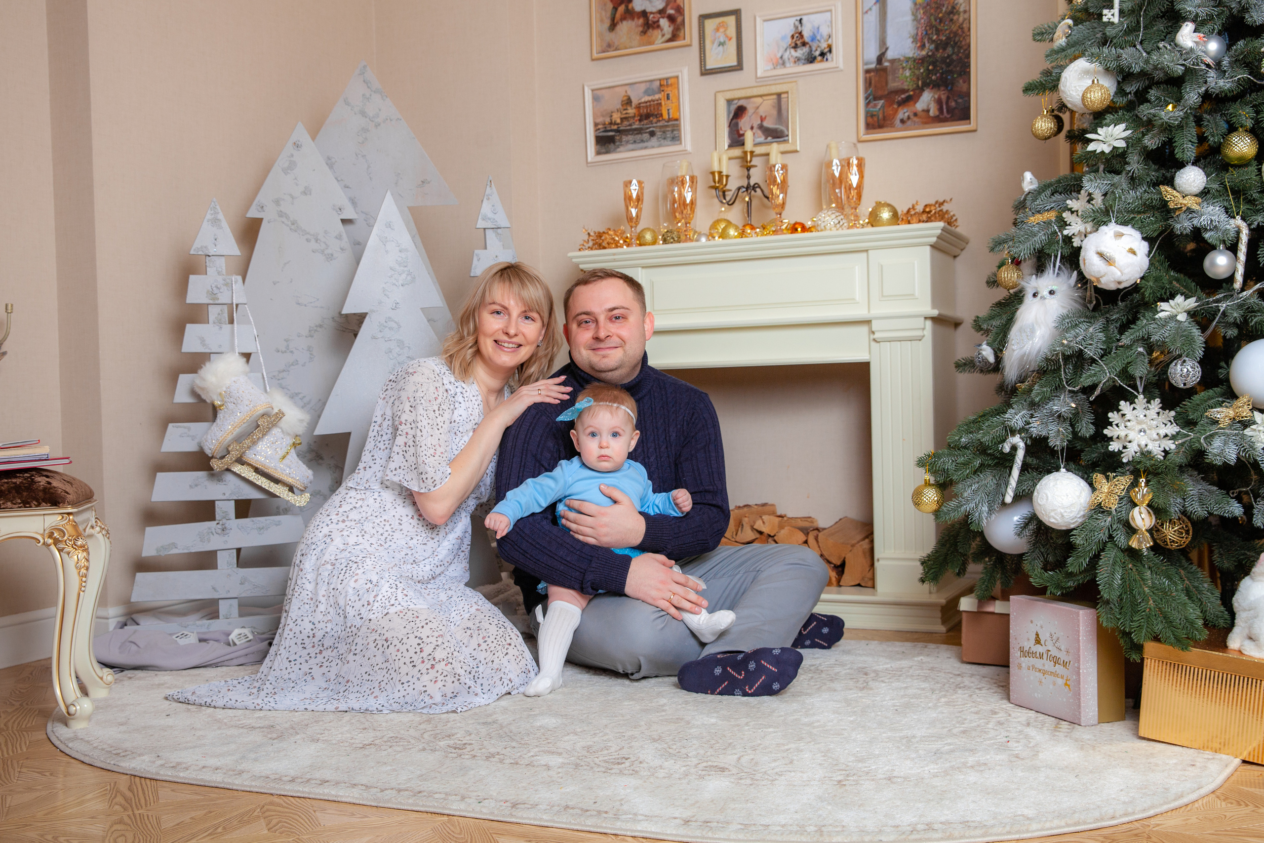 Настя, Никита и Верочка. Новогодняя фотосессия. Фотограф в Железнодорожном и Балашихе