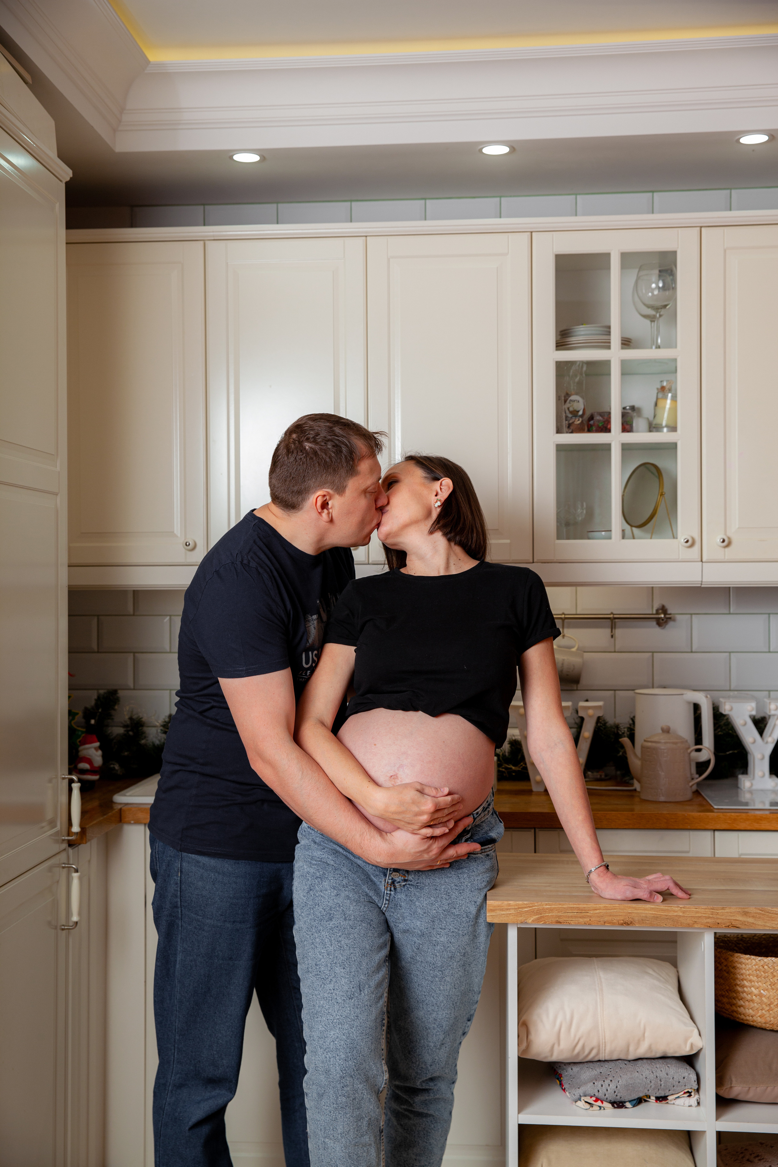Новогодняя фотосессия беременности для Светланы. Фотограф в Железнодорожном и Балашихе