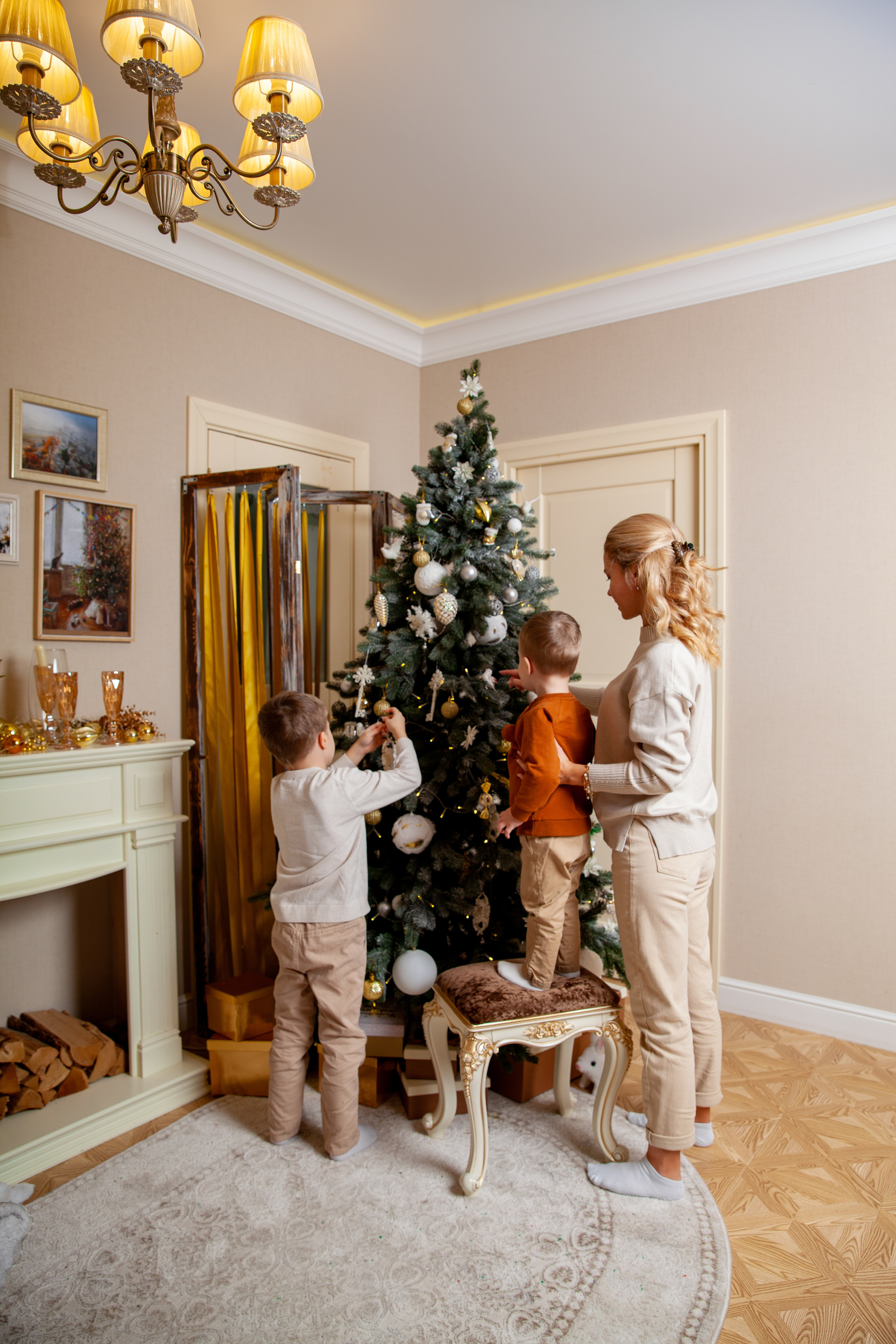 Новогодняя семейная фотосессия. Фотограф в Железнодорожном и Балашихе
