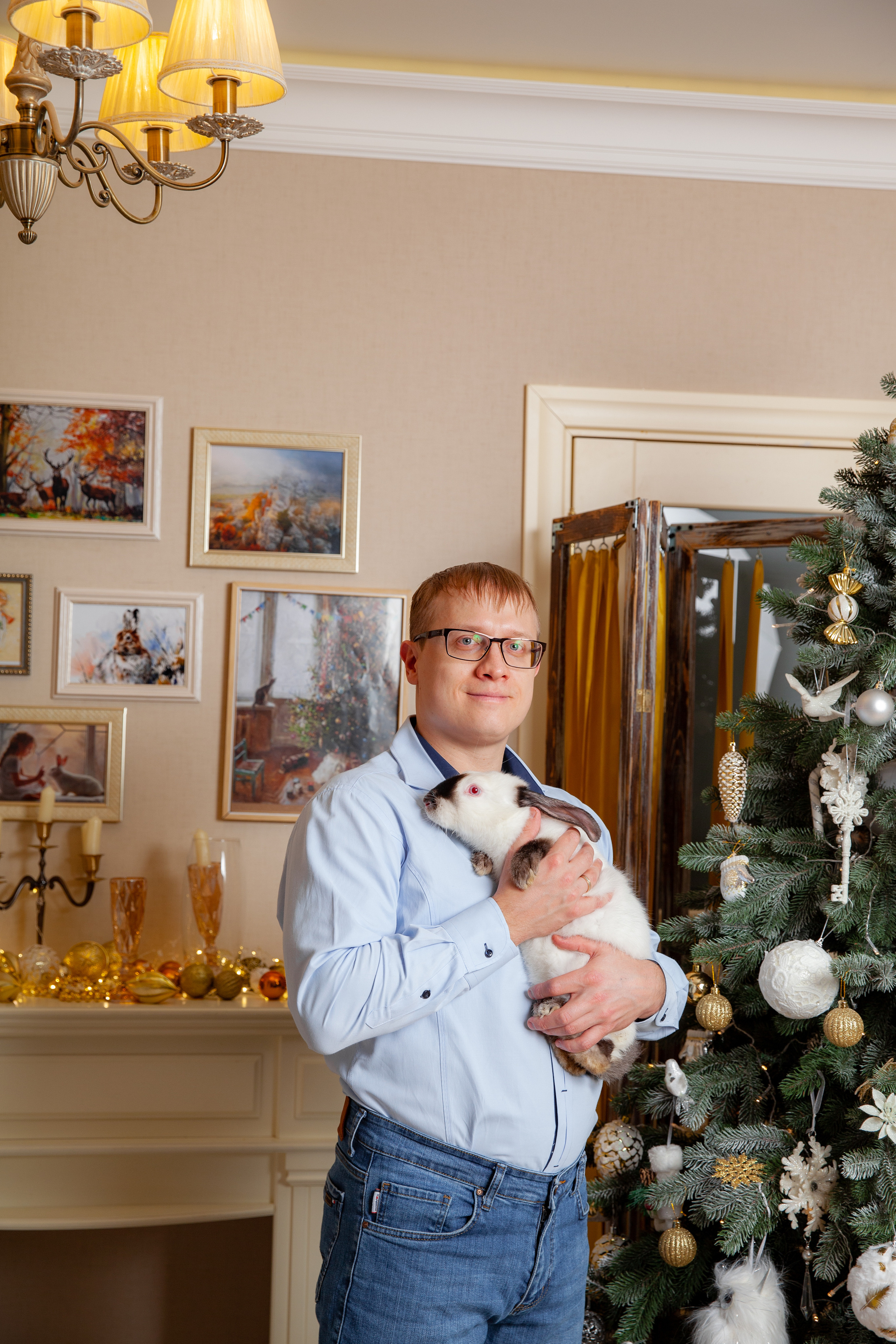 Новогодняя фотосессия для Виталия, Яны и Дани. Фотограф в Железнодорожном и Балашихе