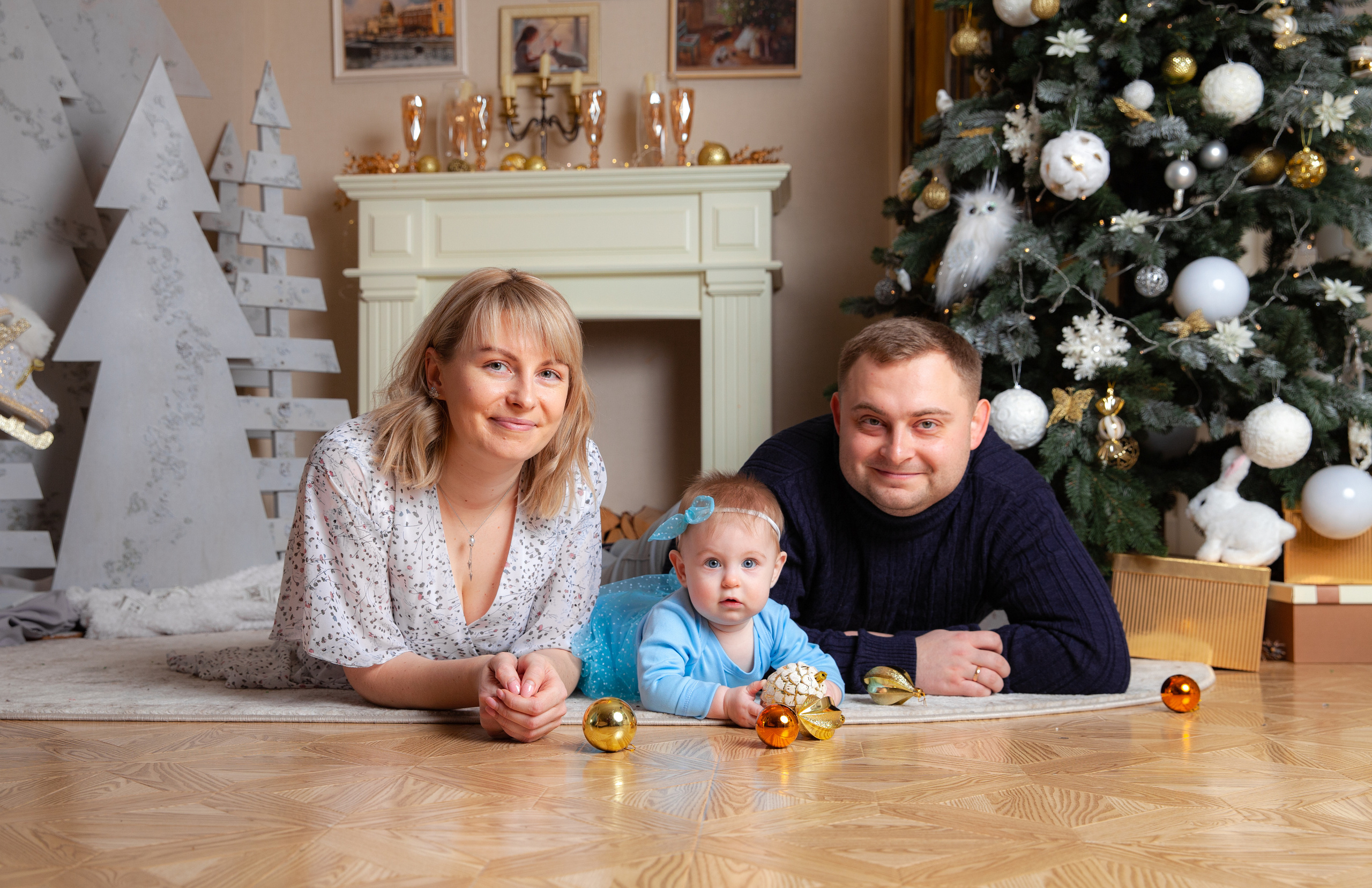 Настя, Никита и Верочка. Новогодняя фотосессия. Фотограф в Железнодорожном и Балашихе