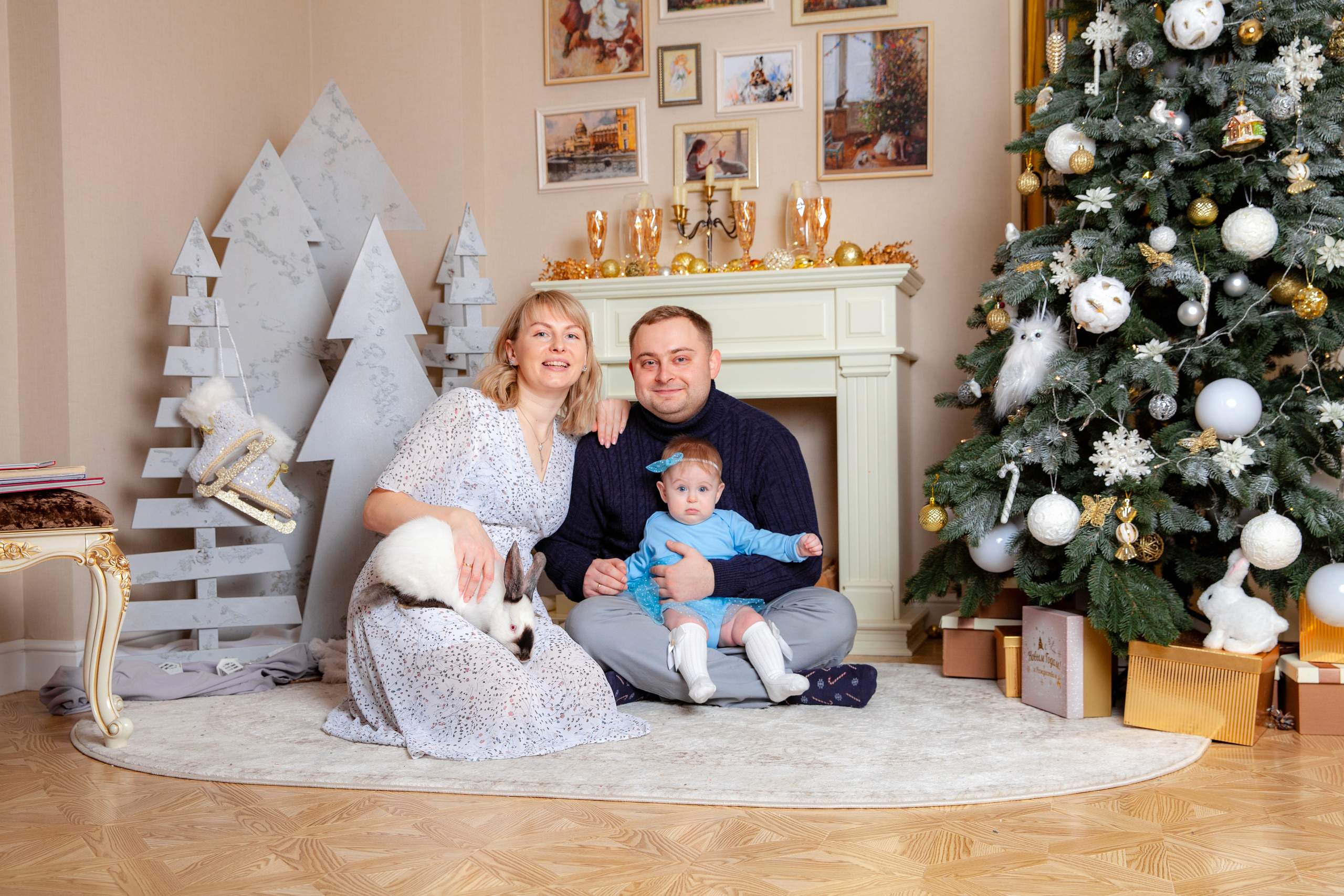 Настя, Никита и Верочка. Новогодняя фотосессия. Фотограф в Железнодорожном и Балашихе