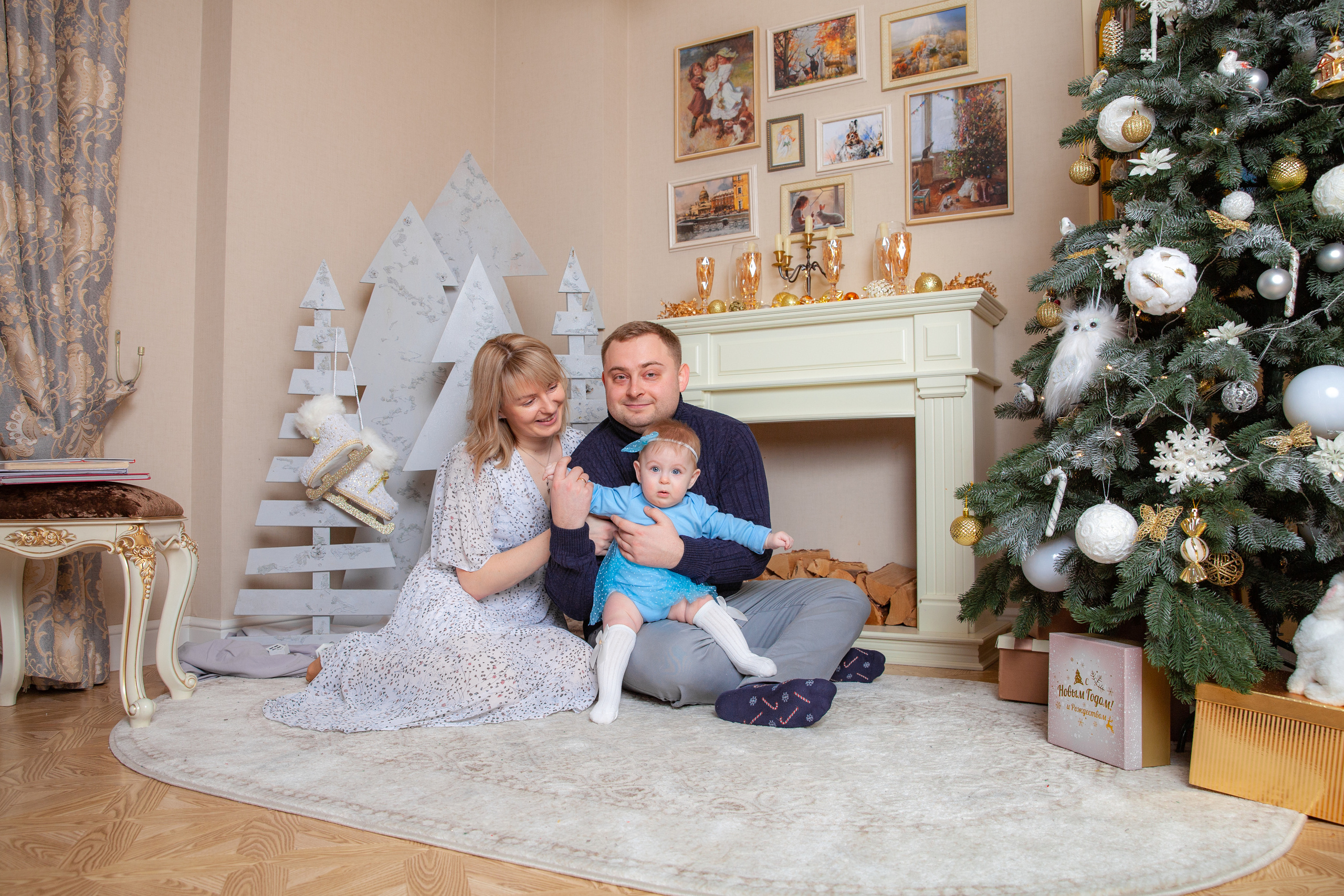 Настя, Никита и Верочка. Новогодняя фотосессия. Фотограф в Железнодорожном и Балашихе