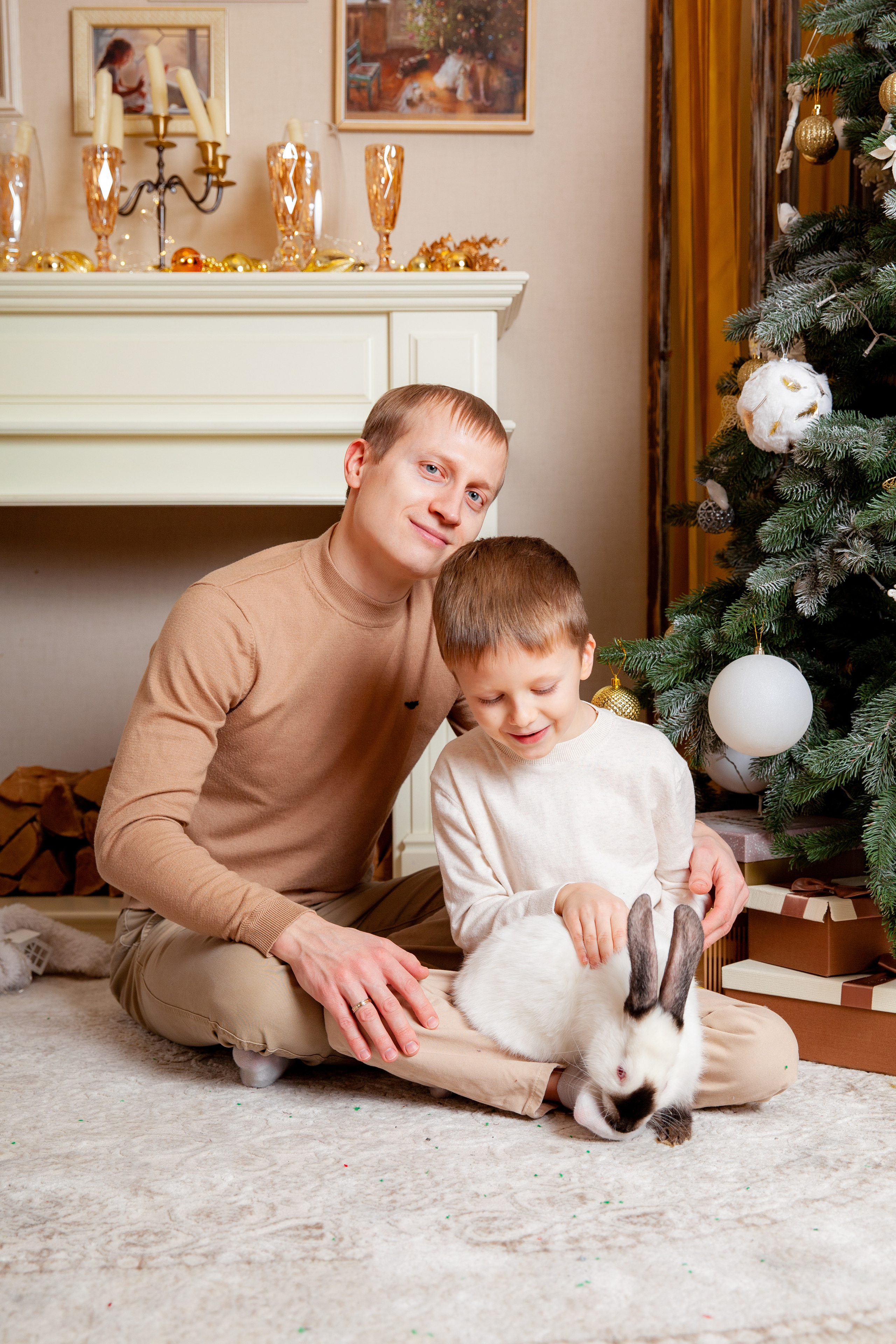 Новогодняя семейная фотосессия. Фотограф в Железнодорожном и Балашихе