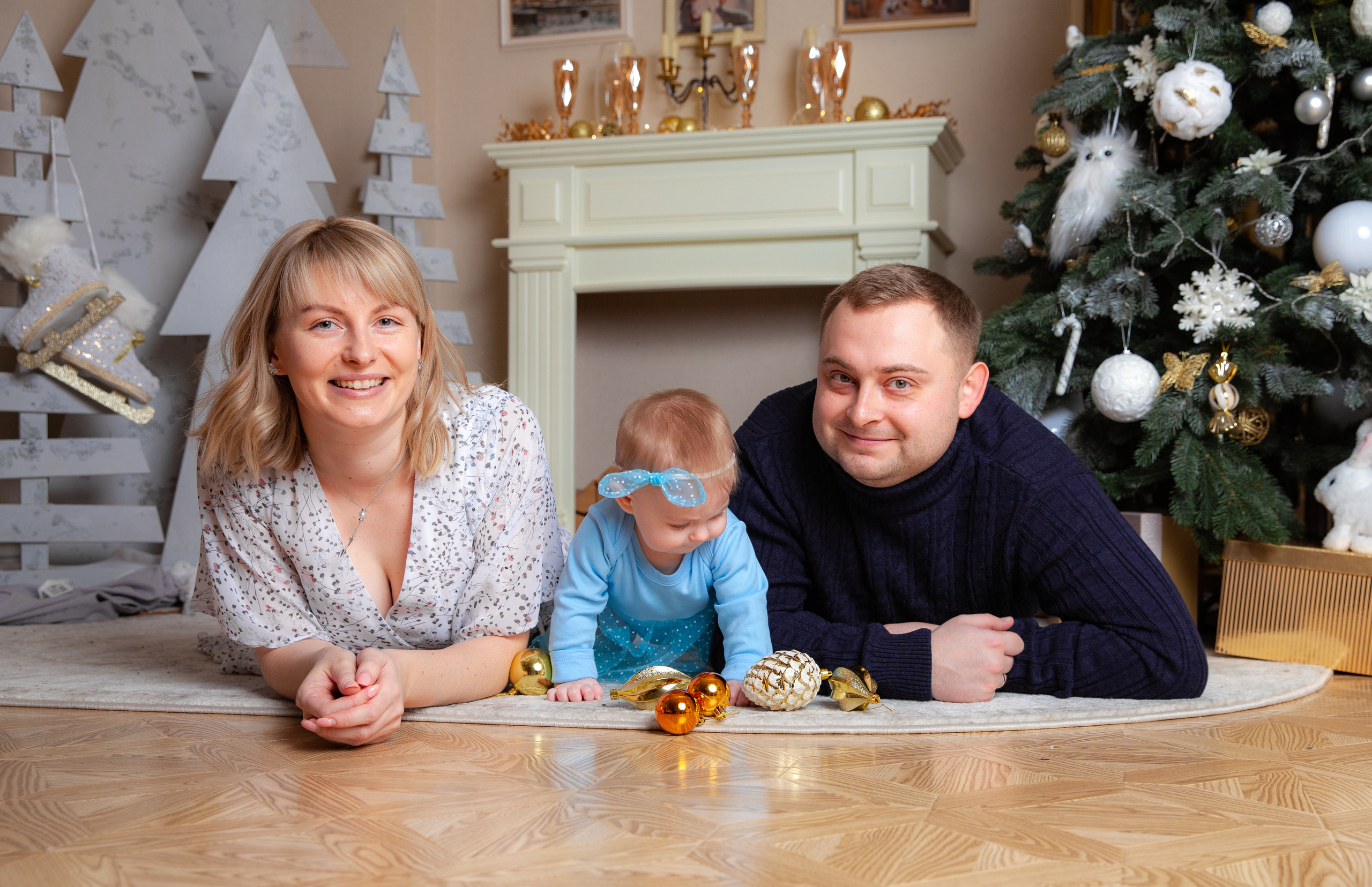 Настя, Никита и Верочка. Новогодняя фотосессия. Фотограф в Железнодорожном и Балашихе