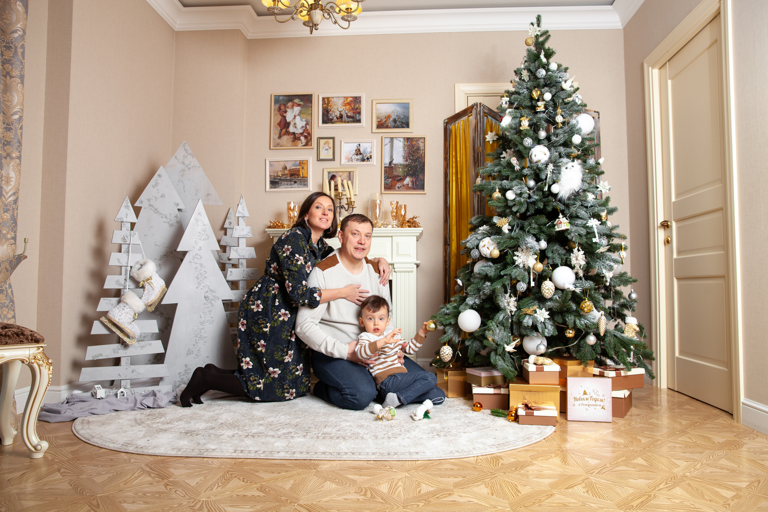 Новогодняя фотосессия беременности для Светланы. Фотограф в Железнодорожном и Балашихе