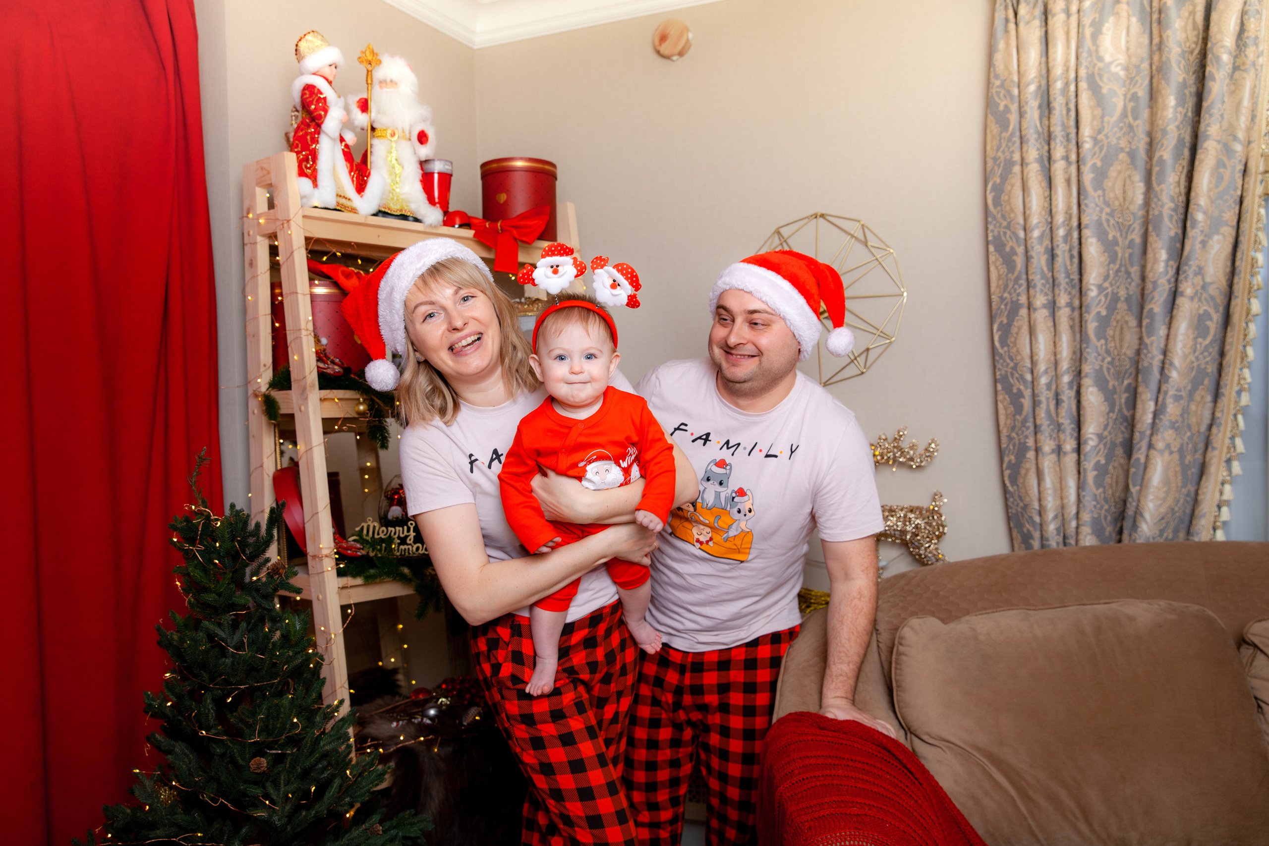 Настя, Никита и Верочка. Новогодняя фотосессия. Фотограф в Железнодорожном и Балашихе