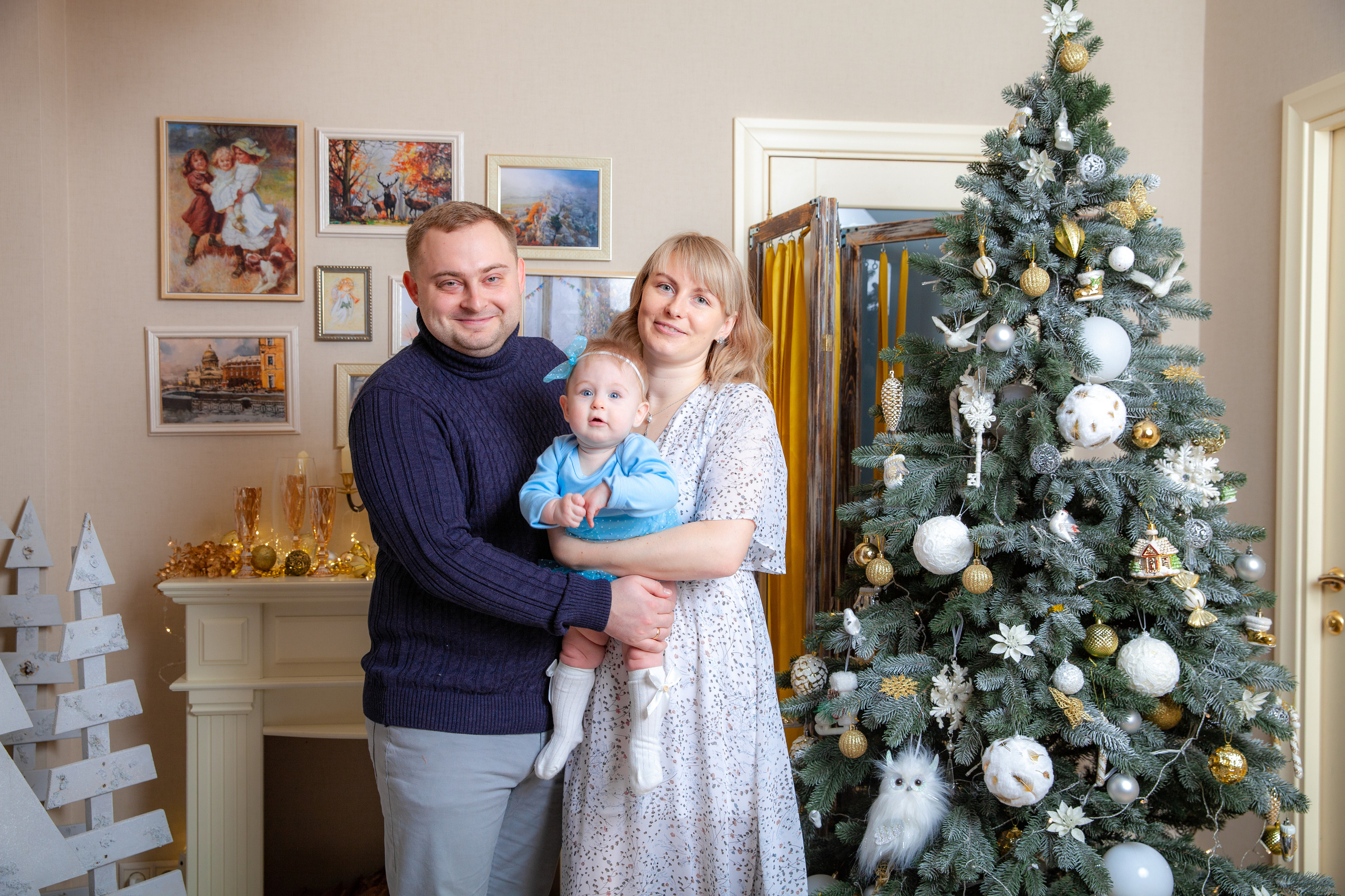 Настя, Никита и Верочка. Новогодняя фотосессия. Фотограф в Железнодорожном и Балашихе