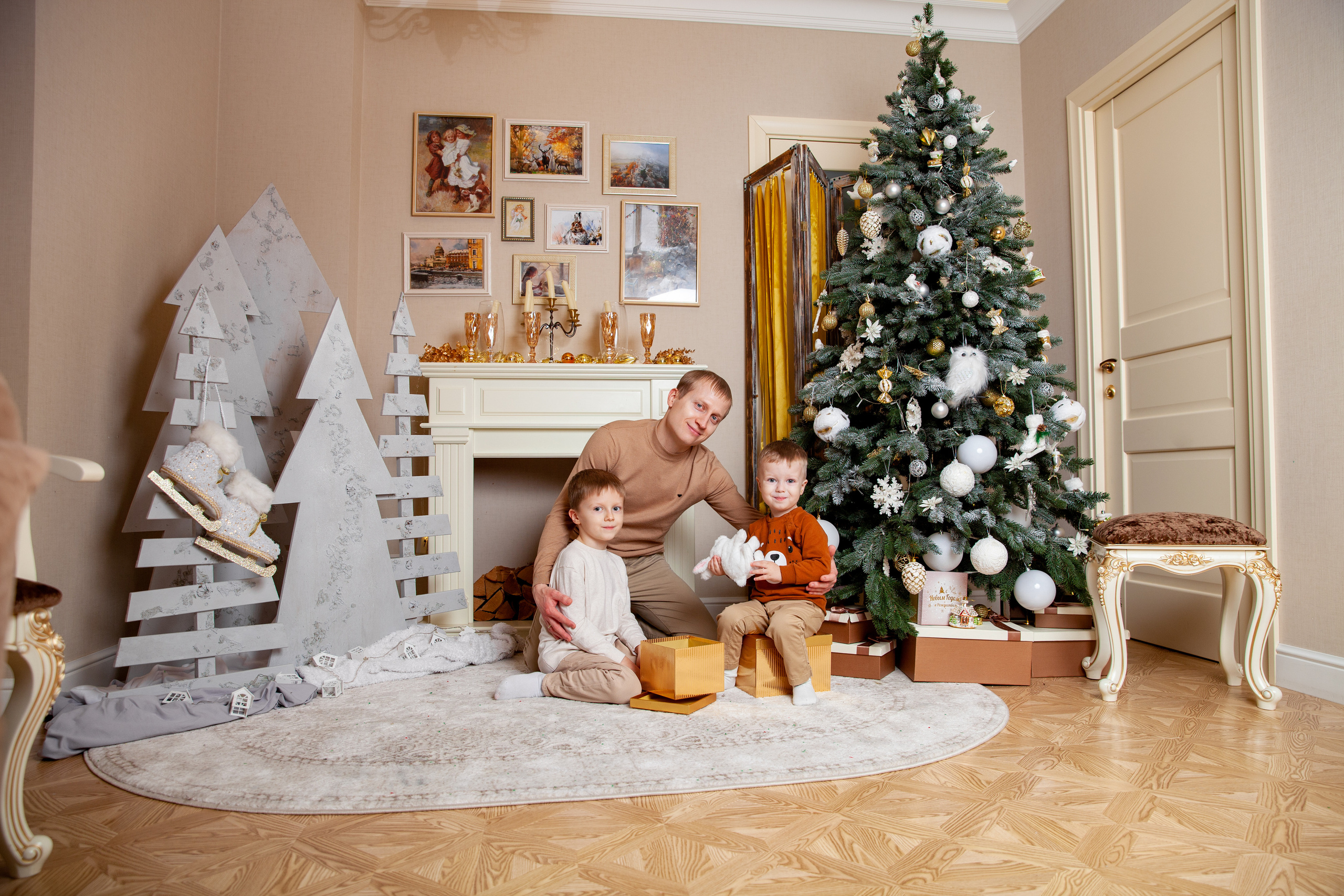 Новогодняя семейная фотосессия. Фотограф в Железнодорожном и Балашихе