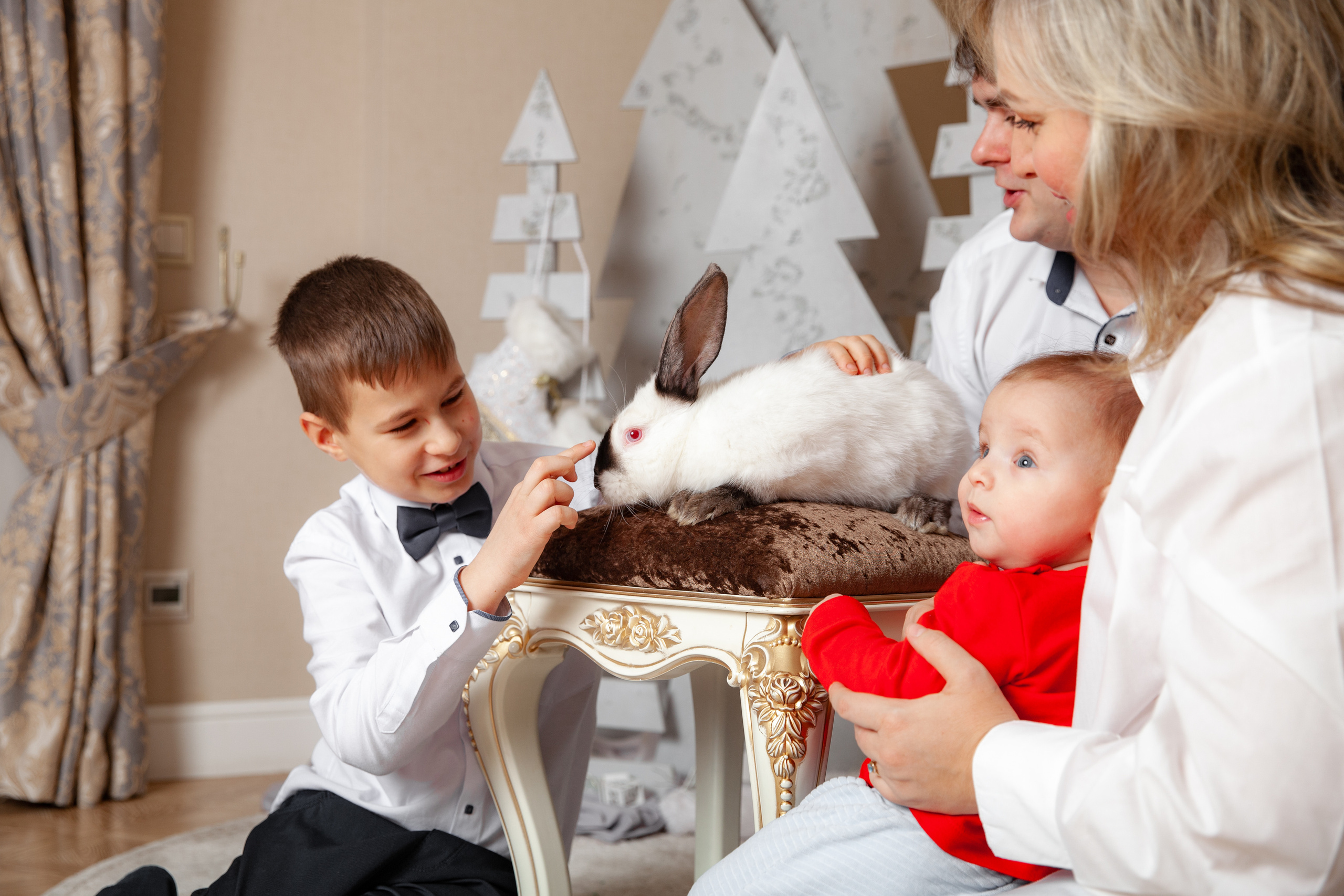 Новогодняя фотосессия для Оли и семьи. Фотограф в Железнодорожном и Балашихе