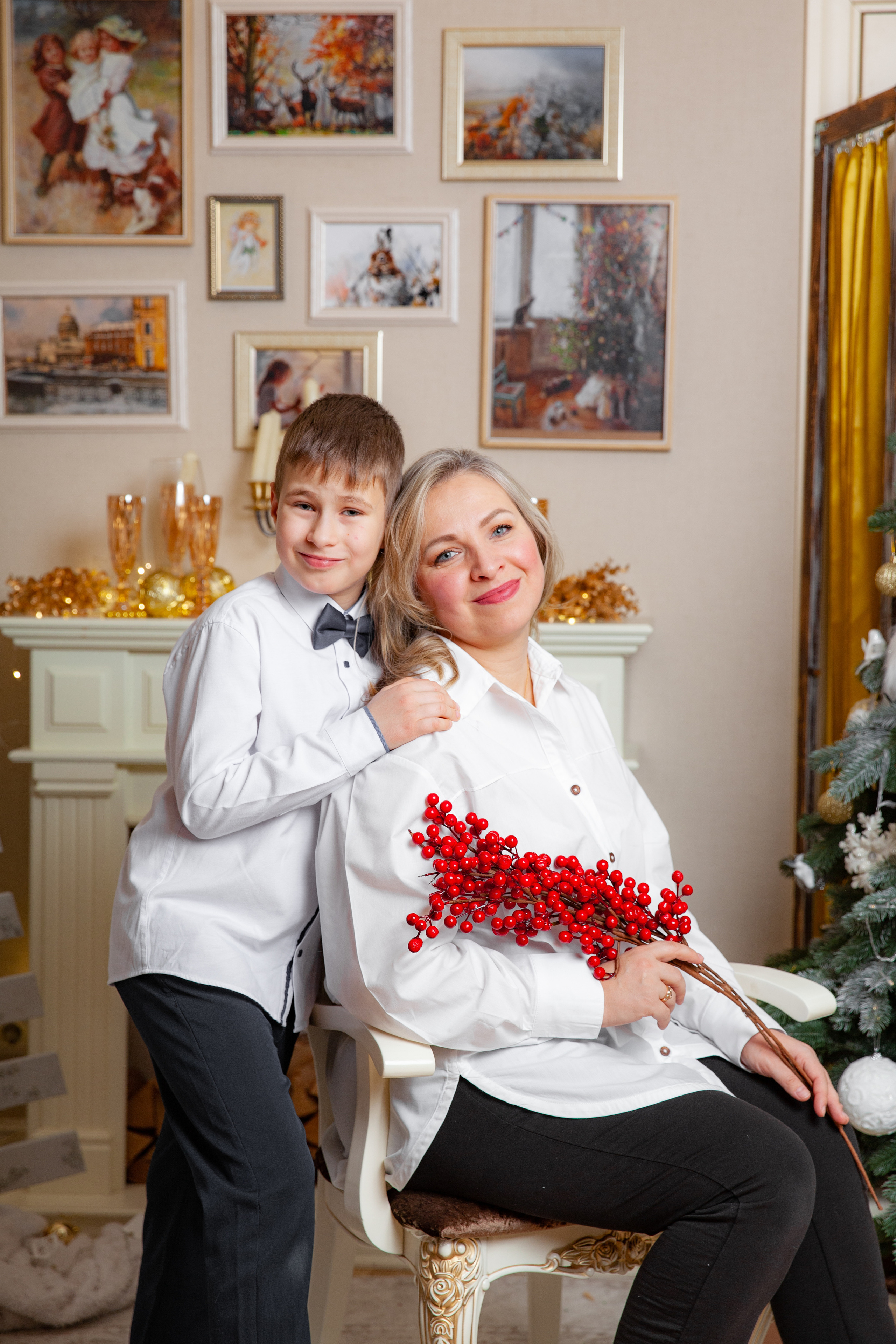 Новогодняя фотосессия для Оли и семьи. Фотограф в Железнодорожном и Балашихе