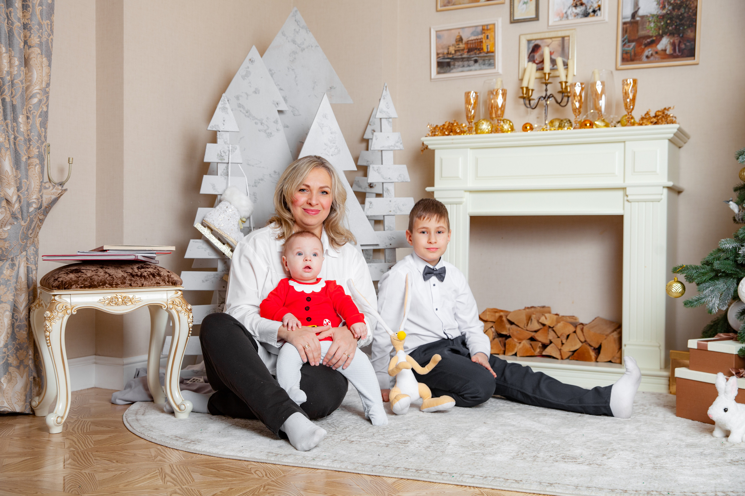 Новогодняя фотосессия для Оли и семьи. Фотограф в Железнодорожном и Балашихе