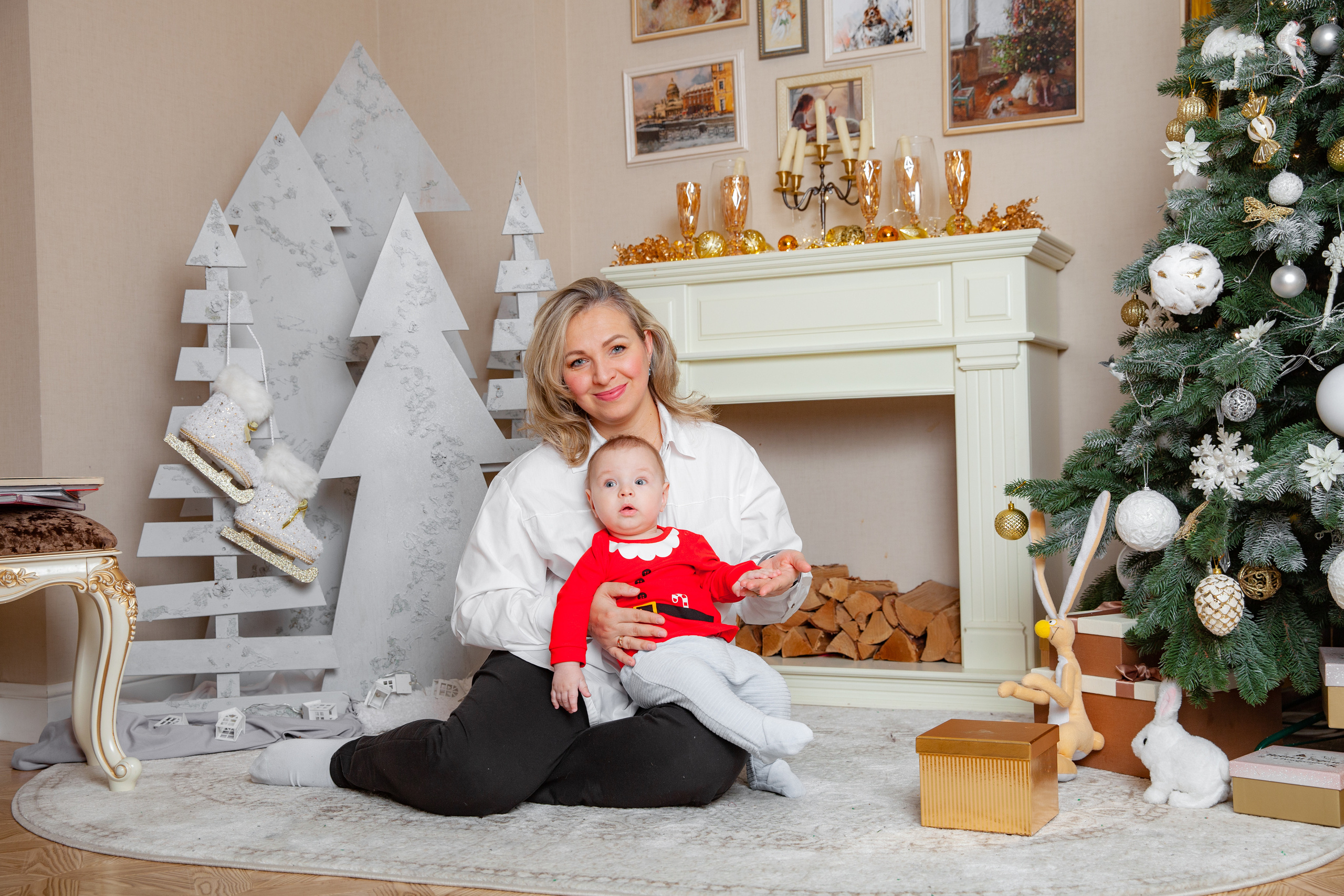 Новогодняя фотосессия для Оли и семьи. Фотограф в Железнодорожном и Балашихе