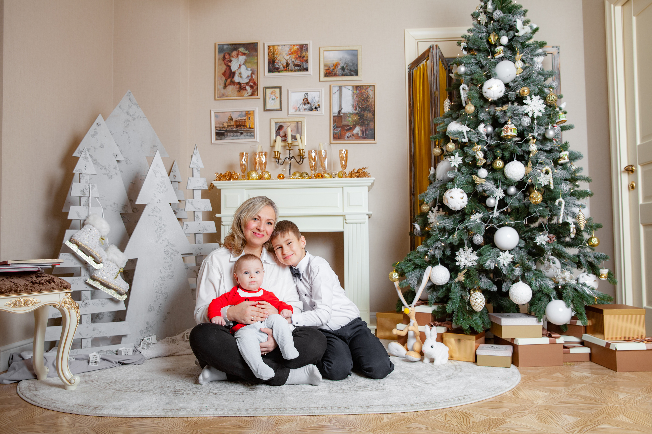 Новогодняя фотосессия для Оли и семьи. Фотограф в Железнодорожном и Балашихе