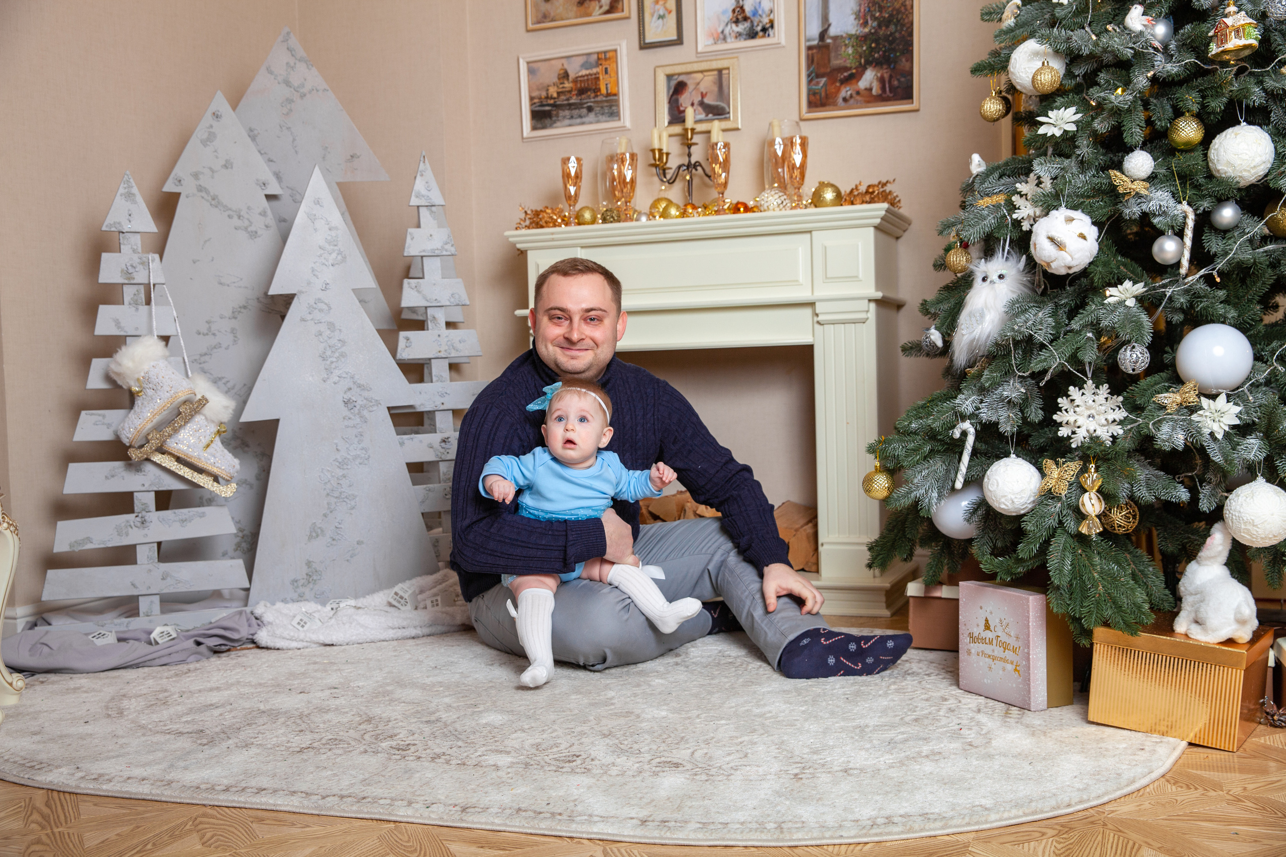 Настя, Никита и Верочка. Новогодняя фотосессия. Фотограф в Железнодорожном и Балашихе