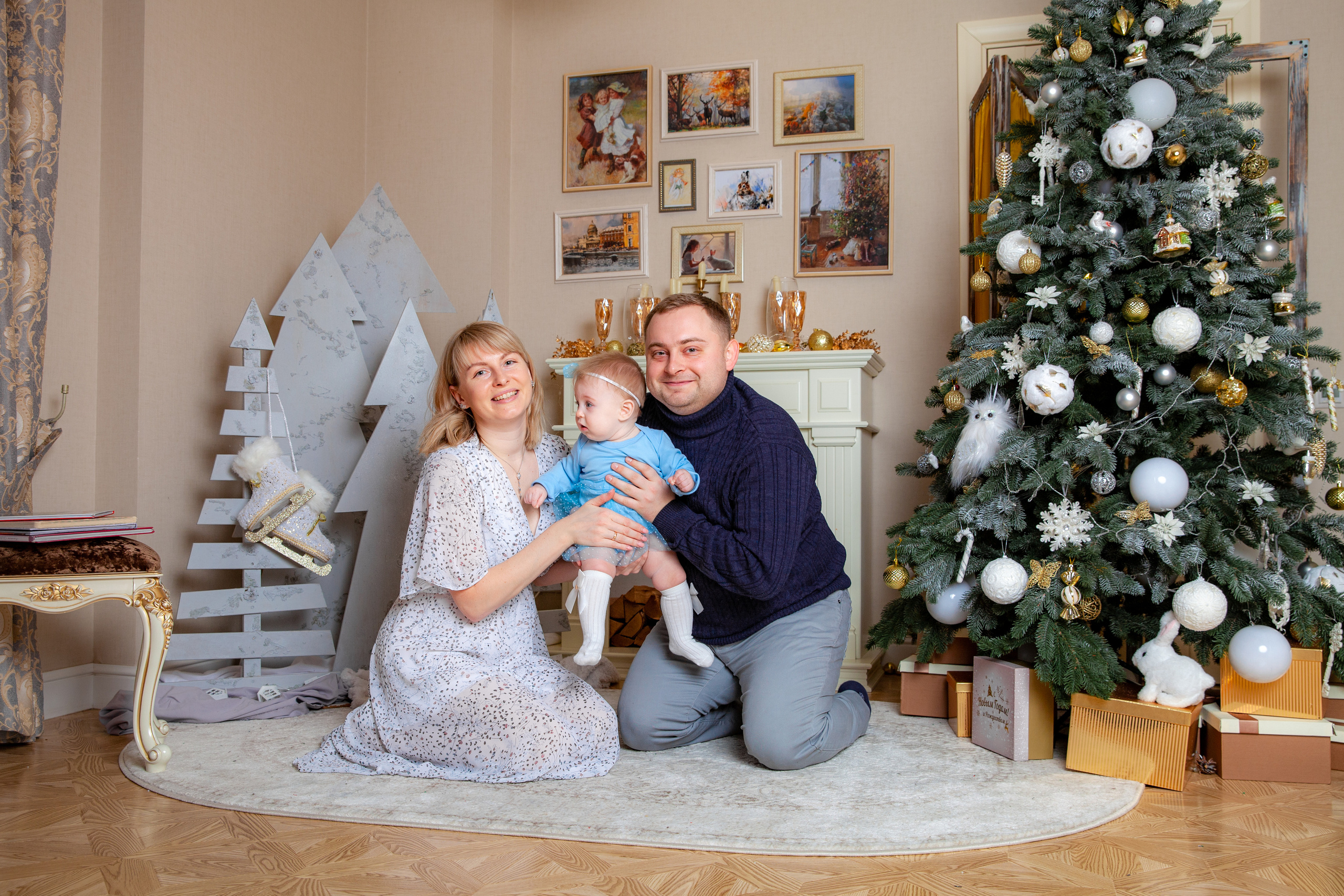 Настя, Никита и Верочка. Новогодняя фотосессия. Фотограф в Железнодорожном и Балашихе