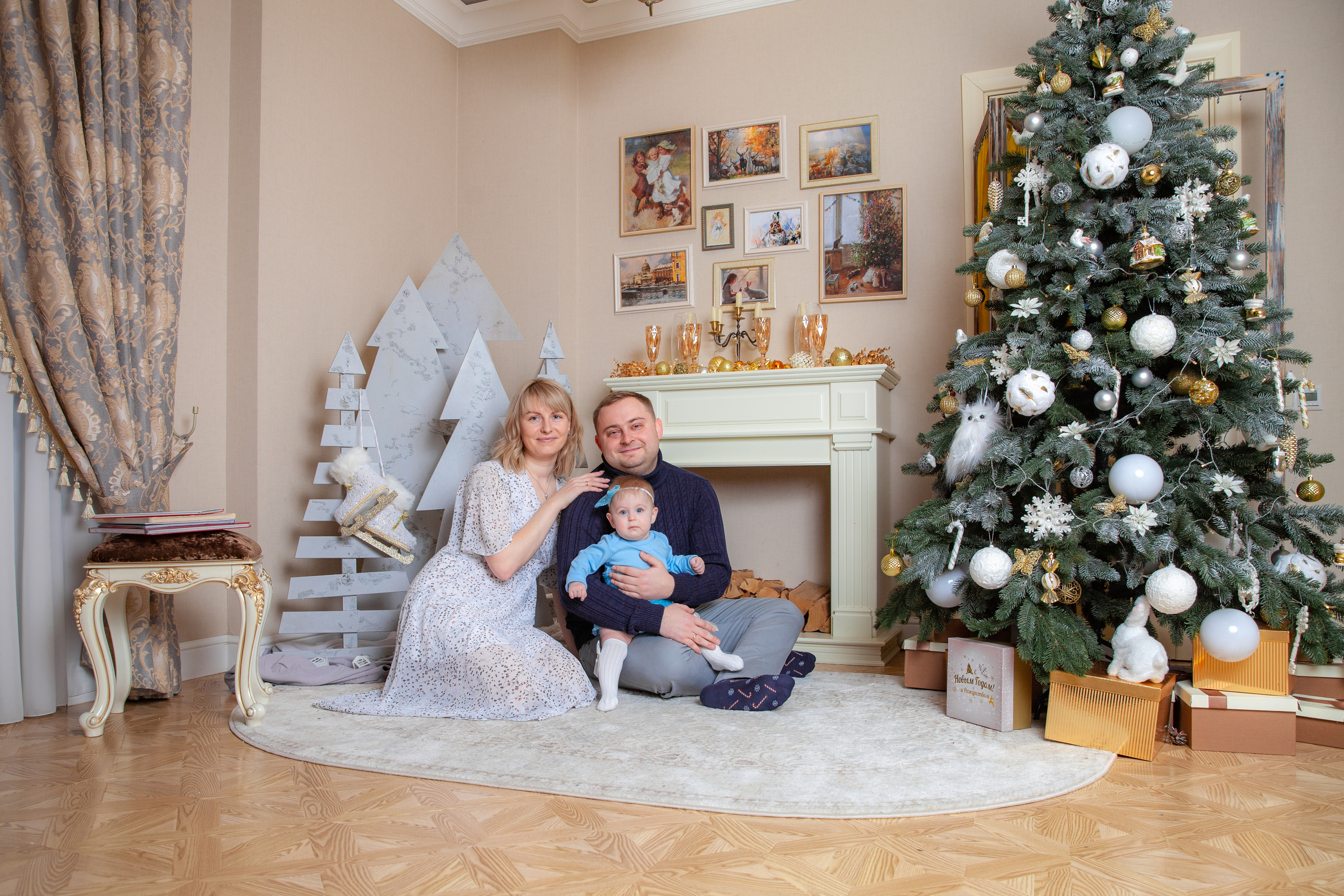 Настя, Никита и Верочка. Новогодняя фотосессия. Фотограф в Железнодорожном и Балашихе