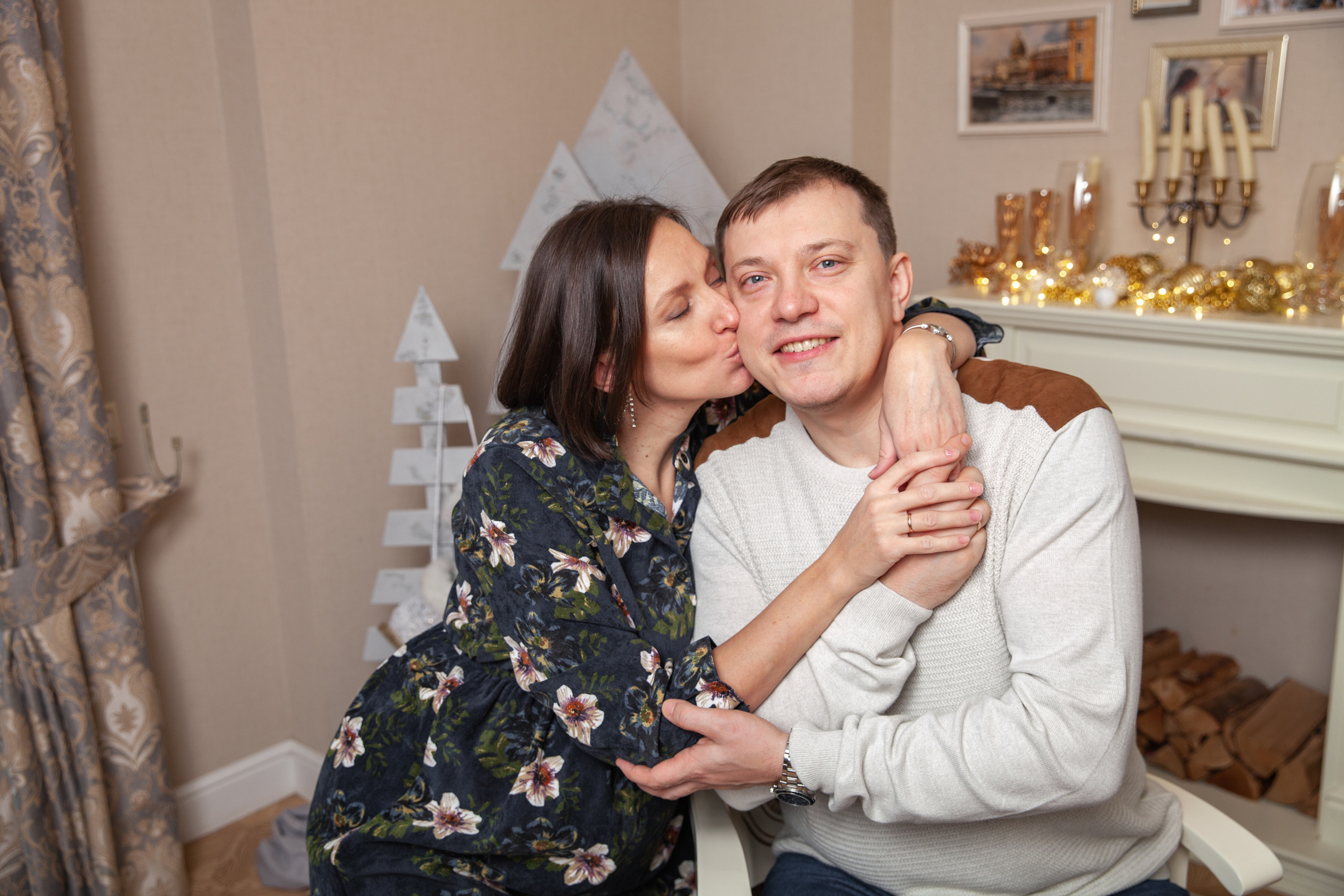 Новогодняя фотосессия беременности для Светланы. Фотограф в Железнодорожном и Балашихе