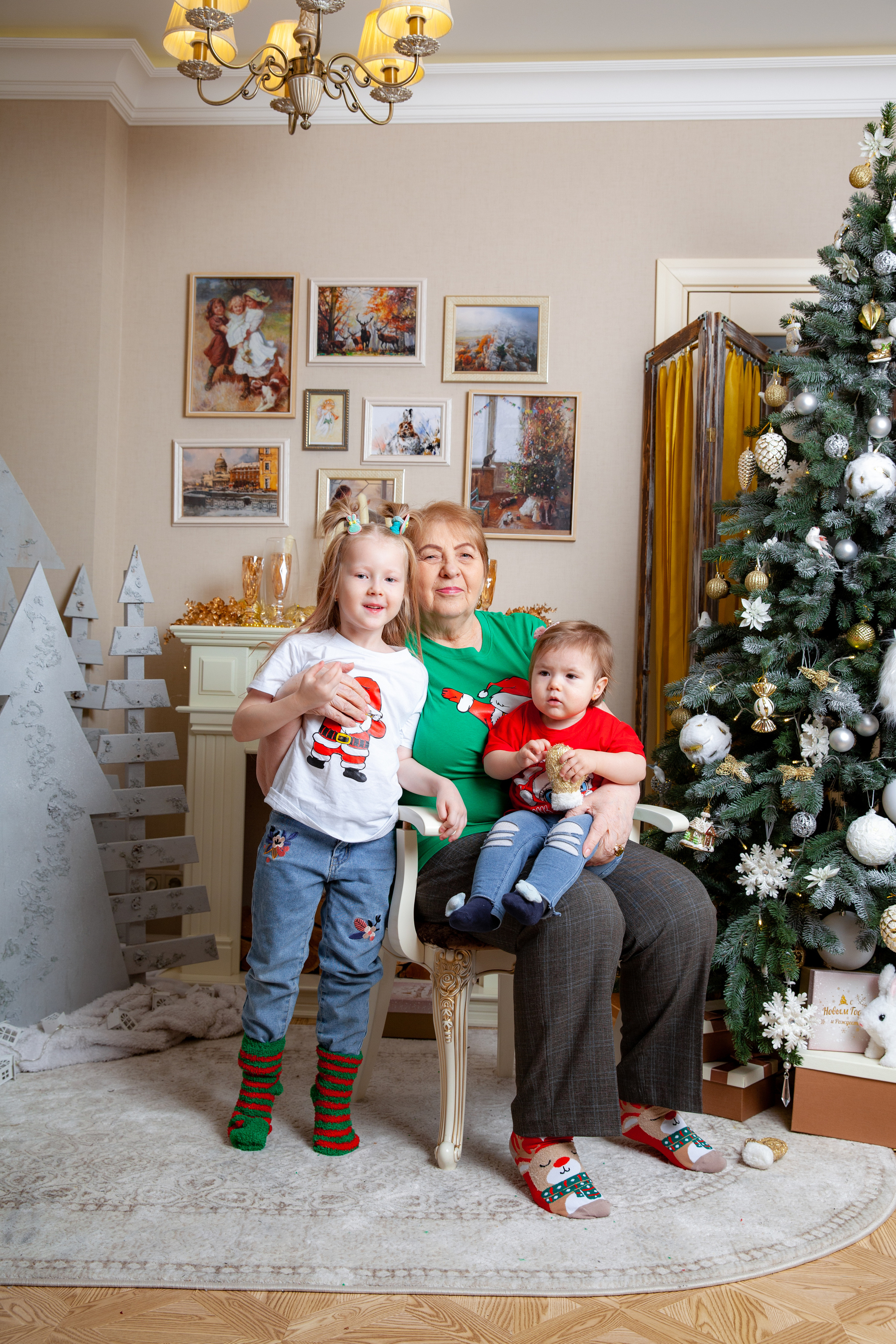 Надя, Макс, Аня, Настя, бабушка и Лаки. Фотограф в Железнодорожном и Балашихе