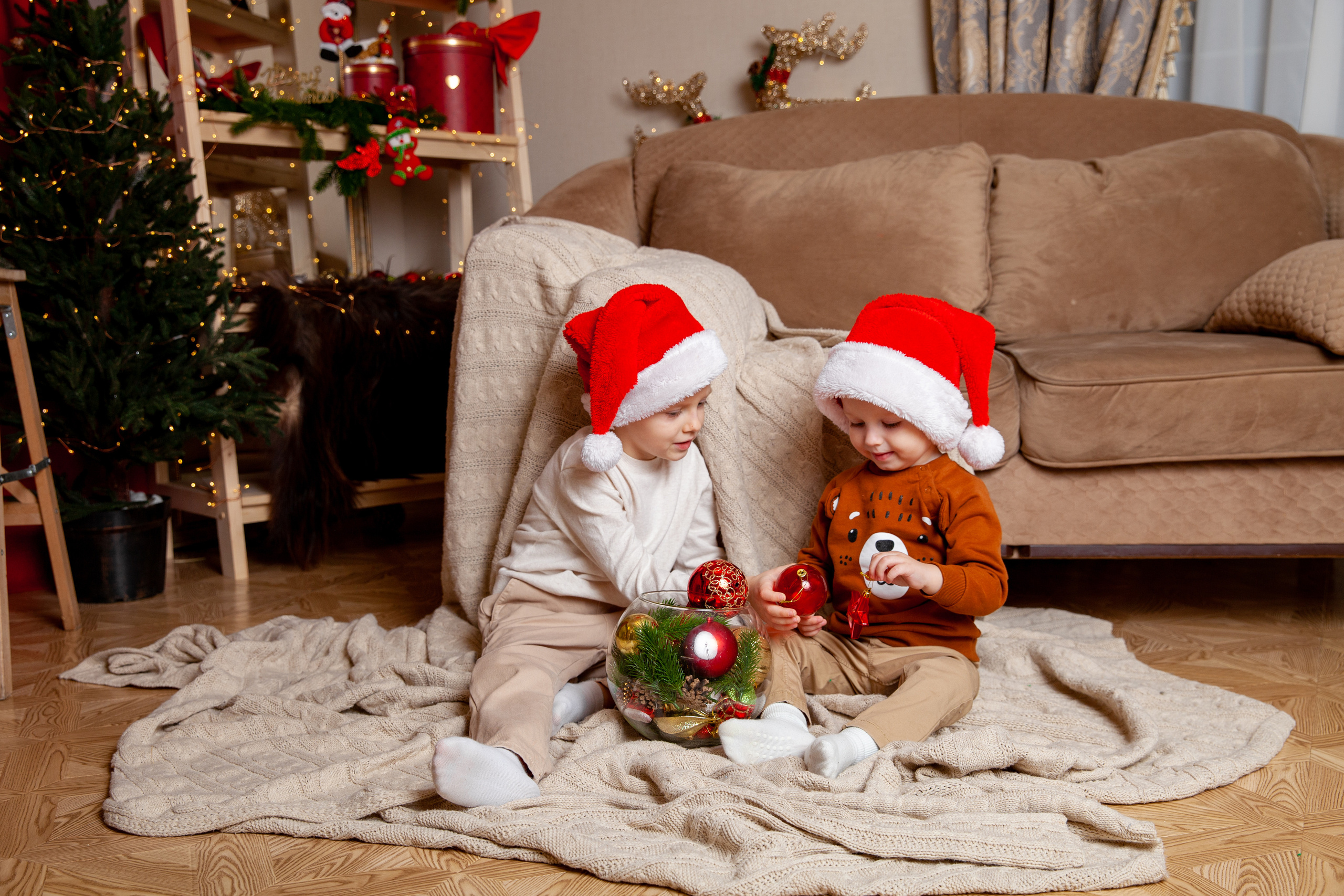 Новогодняя семейная фотосессия. Фотограф в Железнодорожном и Балашихе