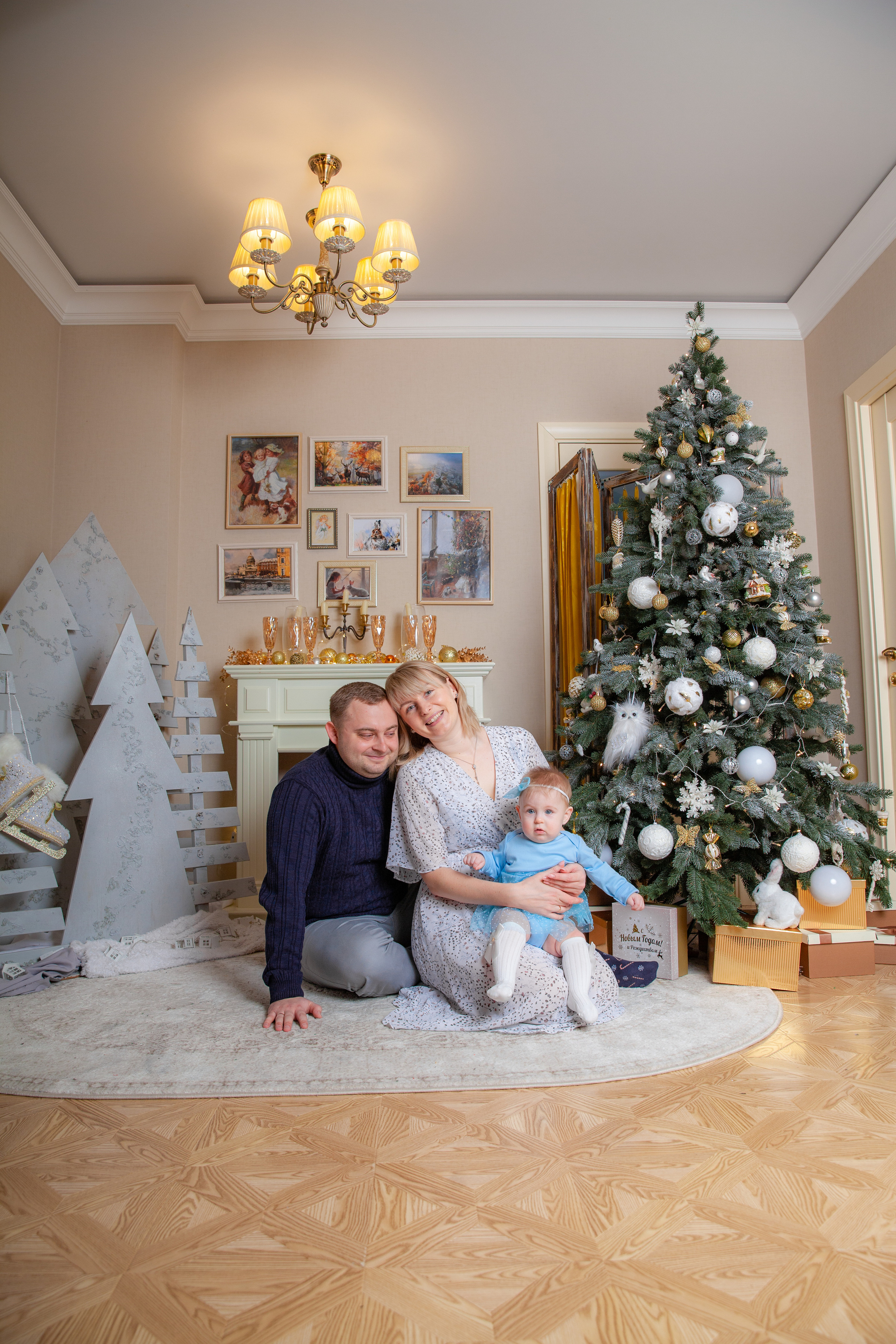 Настя, Никита и Верочка. Новогодняя фотосессия. Фотограф в Железнодорожном и Балашихе
