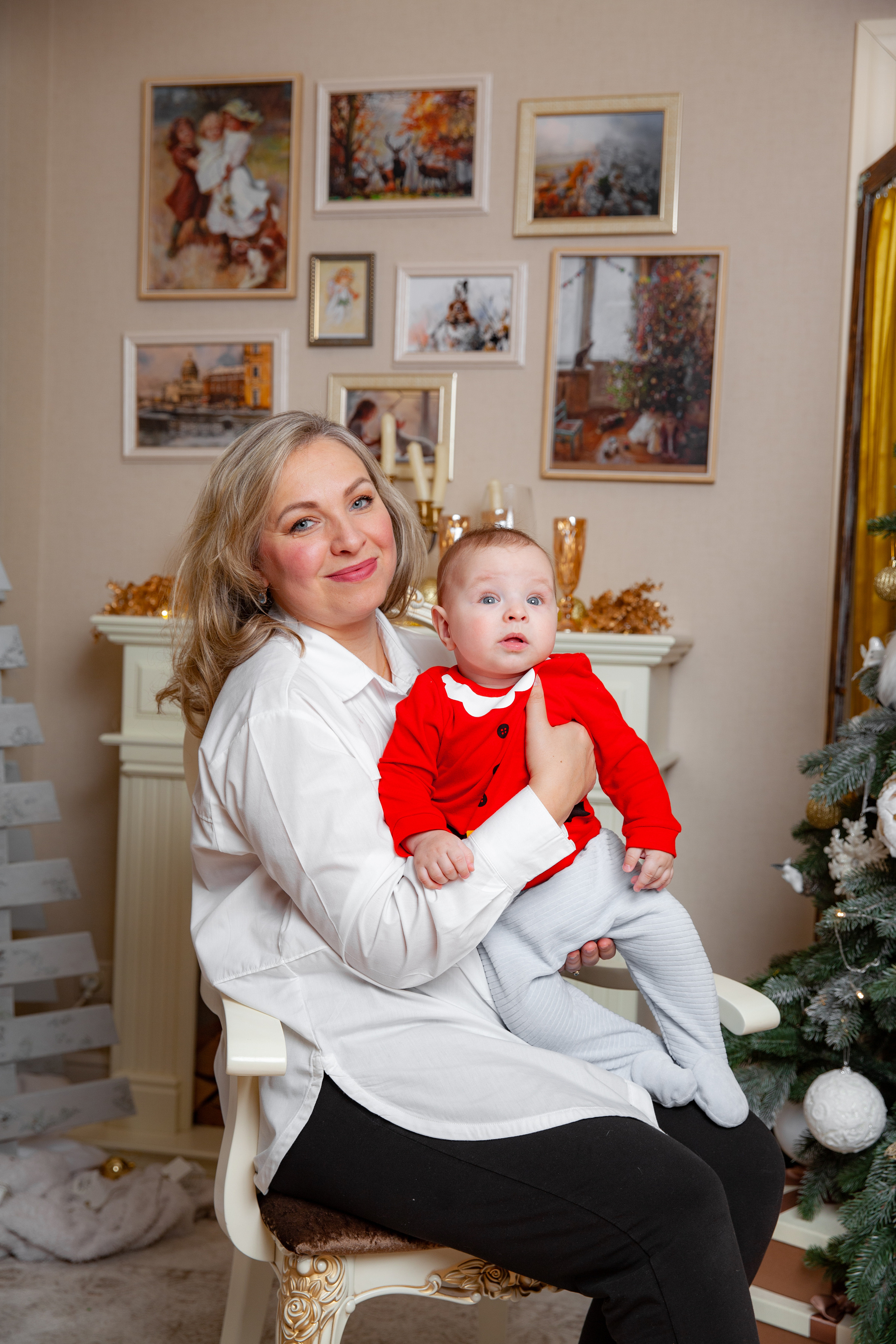 Новогодняя фотосессия для Оли и семьи. Фотограф в Железнодорожном и Балашихе