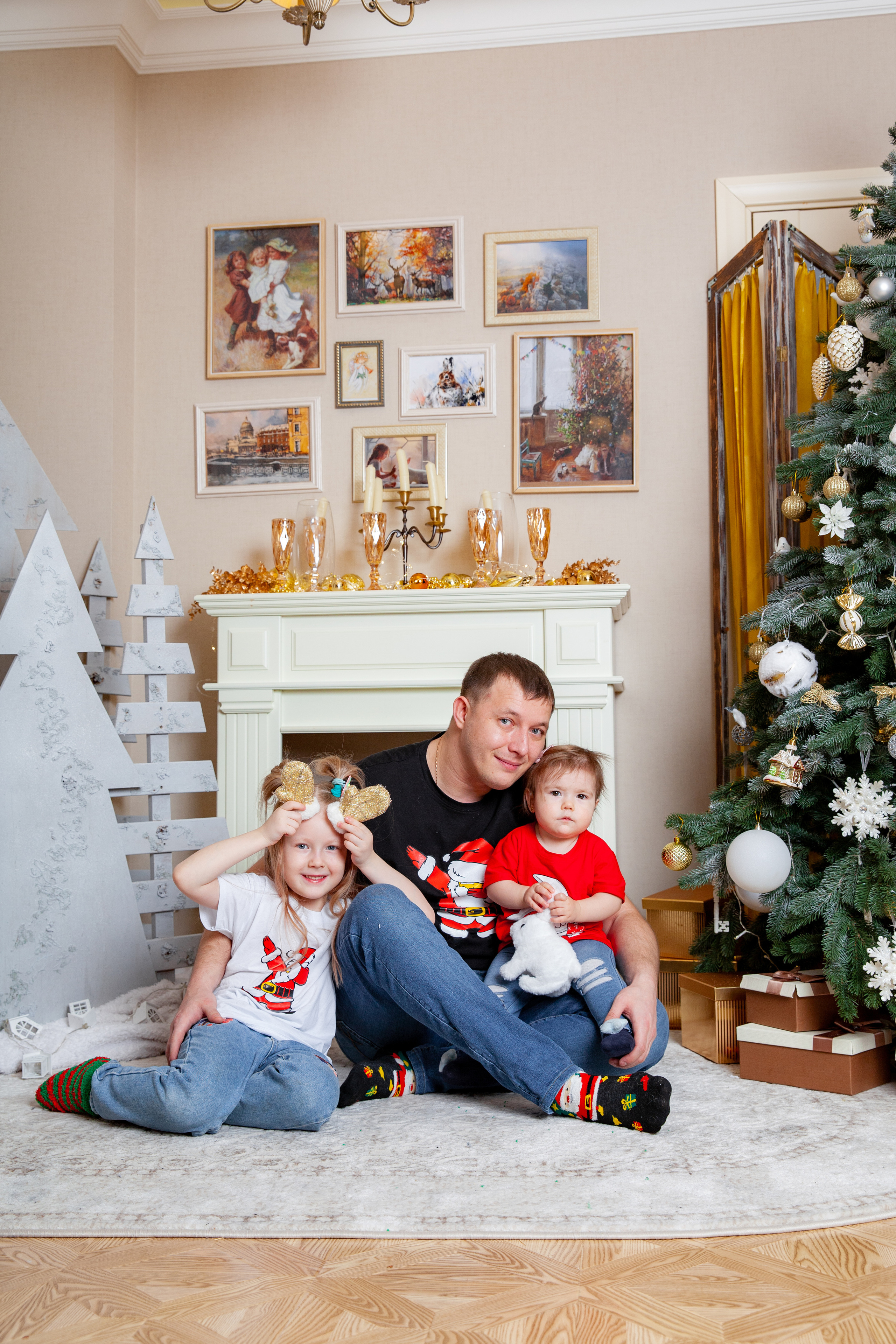 Надя, Макс, Аня, Настя, бабушка и Лаки. Фотограф в Железнодорожном и Балашихе