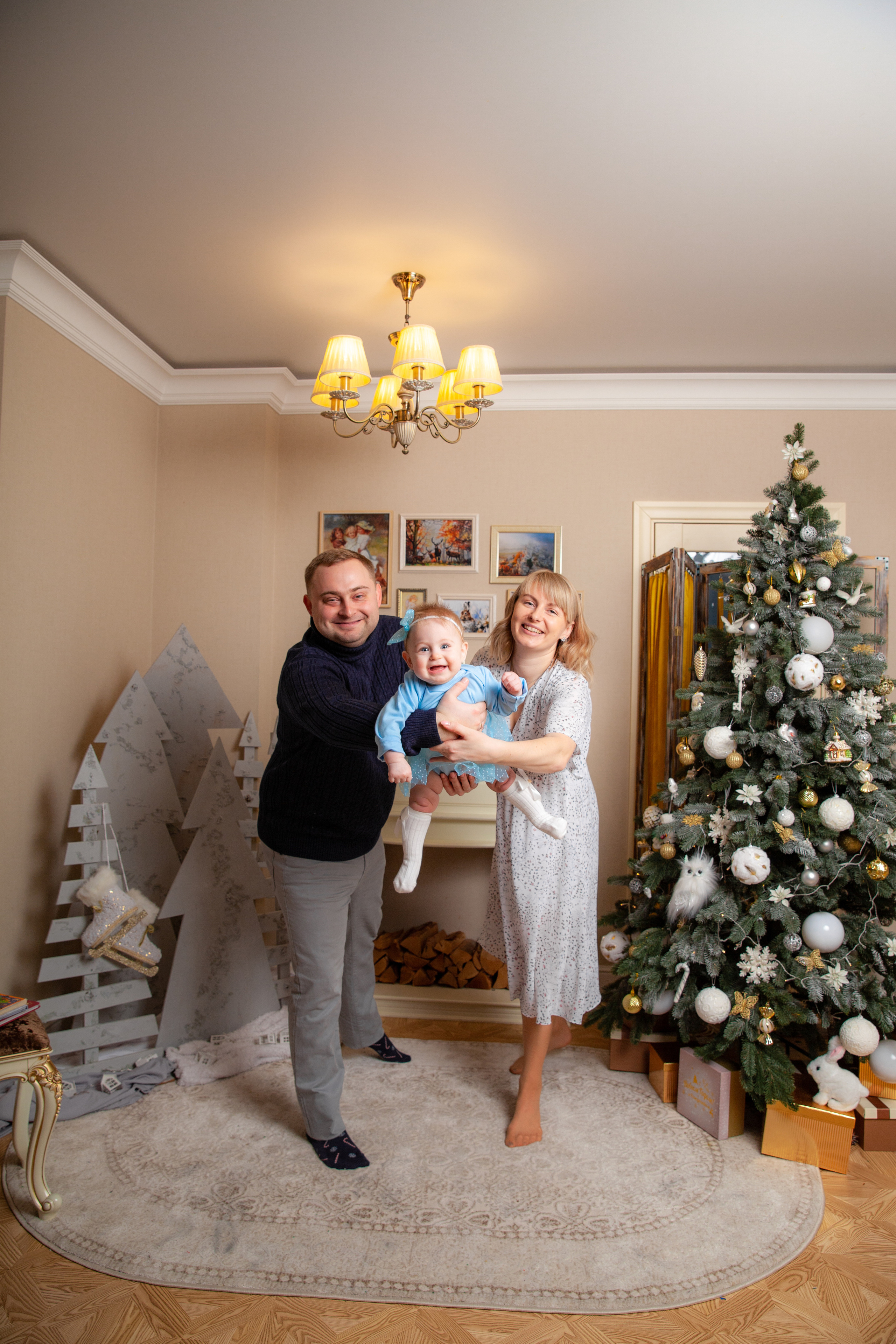 Настя, Никита и Верочка. Новогодняя фотосессия. Фотограф в Железнодорожном и Балашихе