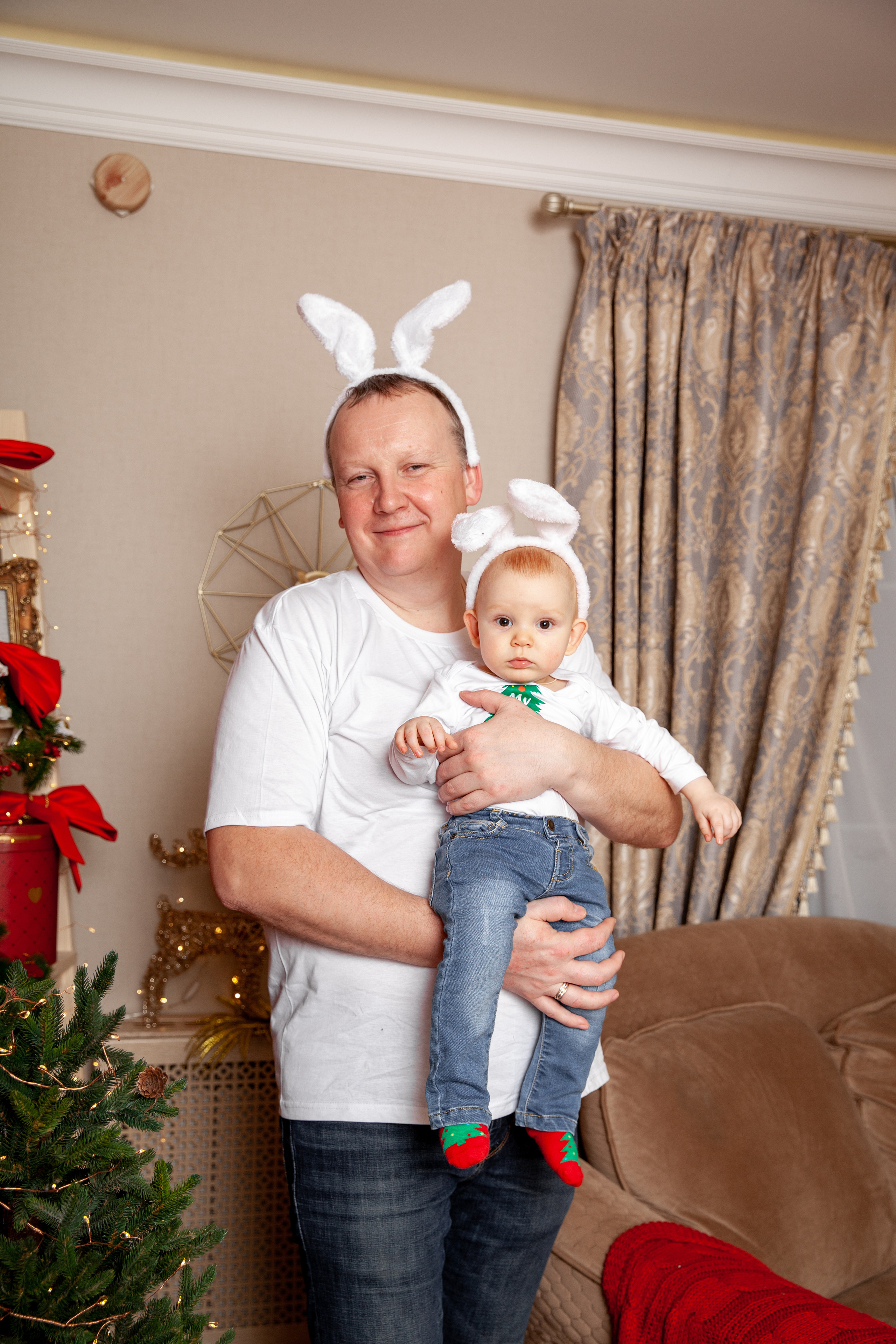 Новый год маленькой Ксюши и родителей. Фотограф в Железнодорожном и Балашихе