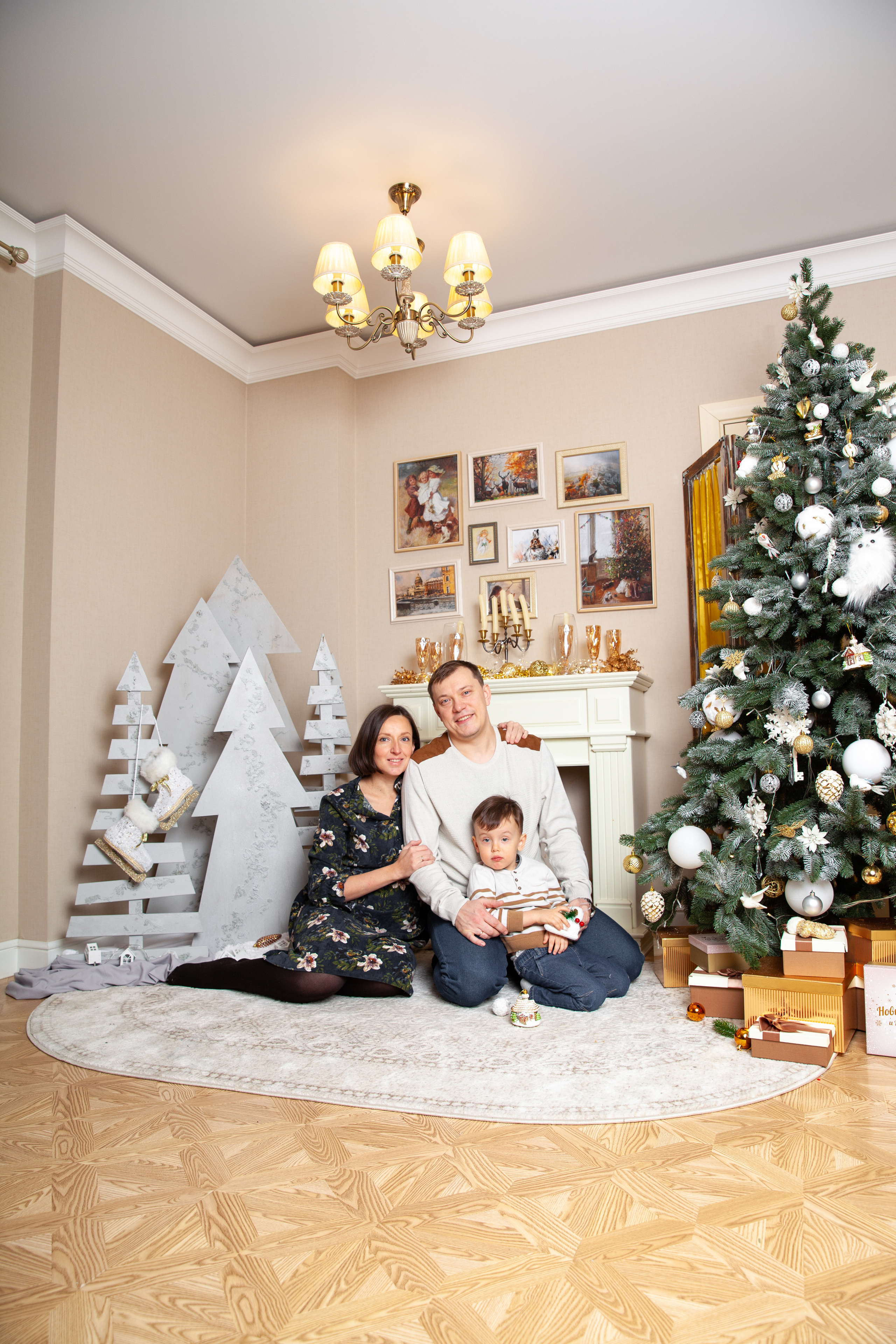 Новогодняя фотосессия беременности для Светланы. Фотограф в Железнодорожном и Балашихе