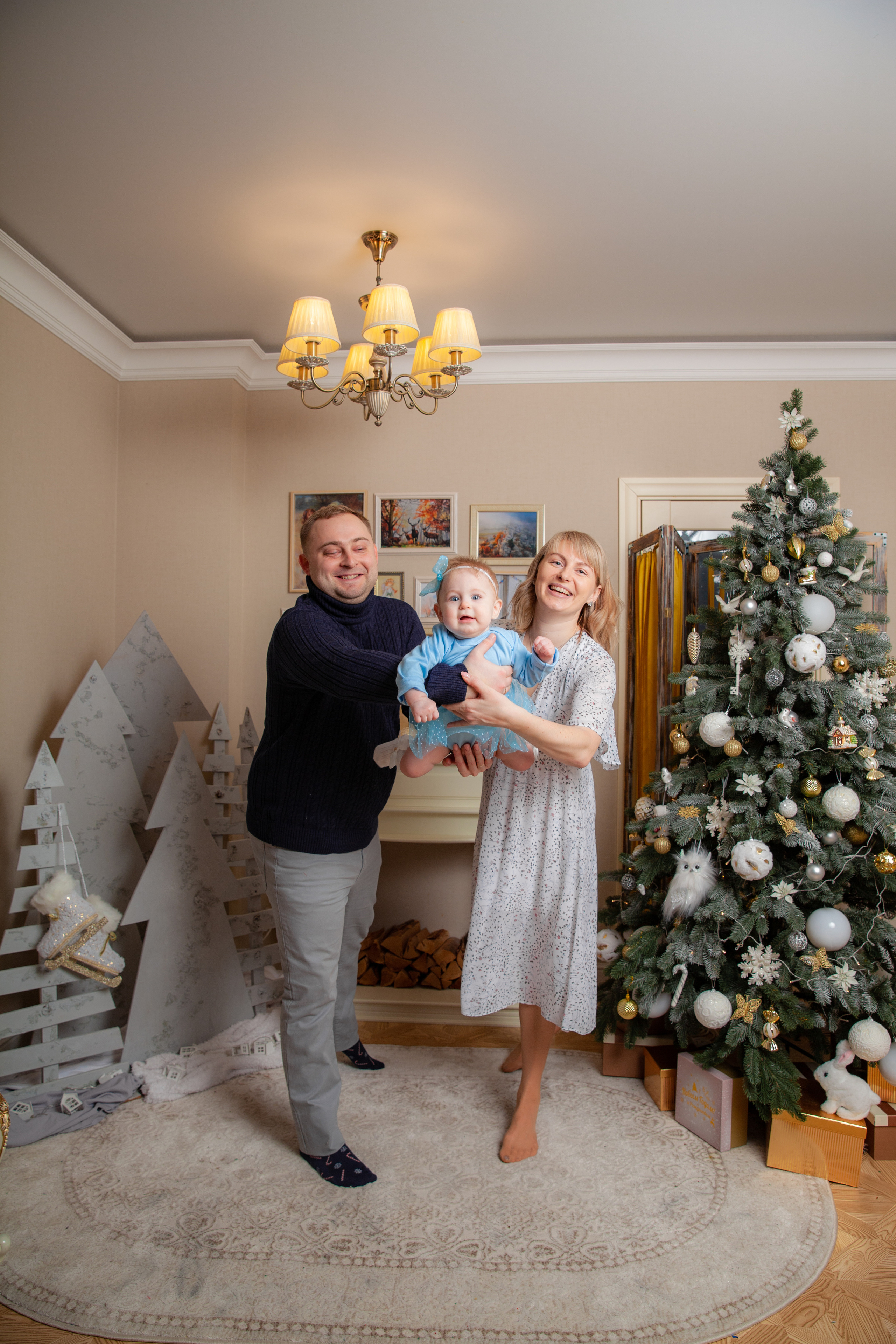 Настя, Никита и Верочка. Новогодняя фотосессия. Фотограф в Железнодорожном и Балашихе