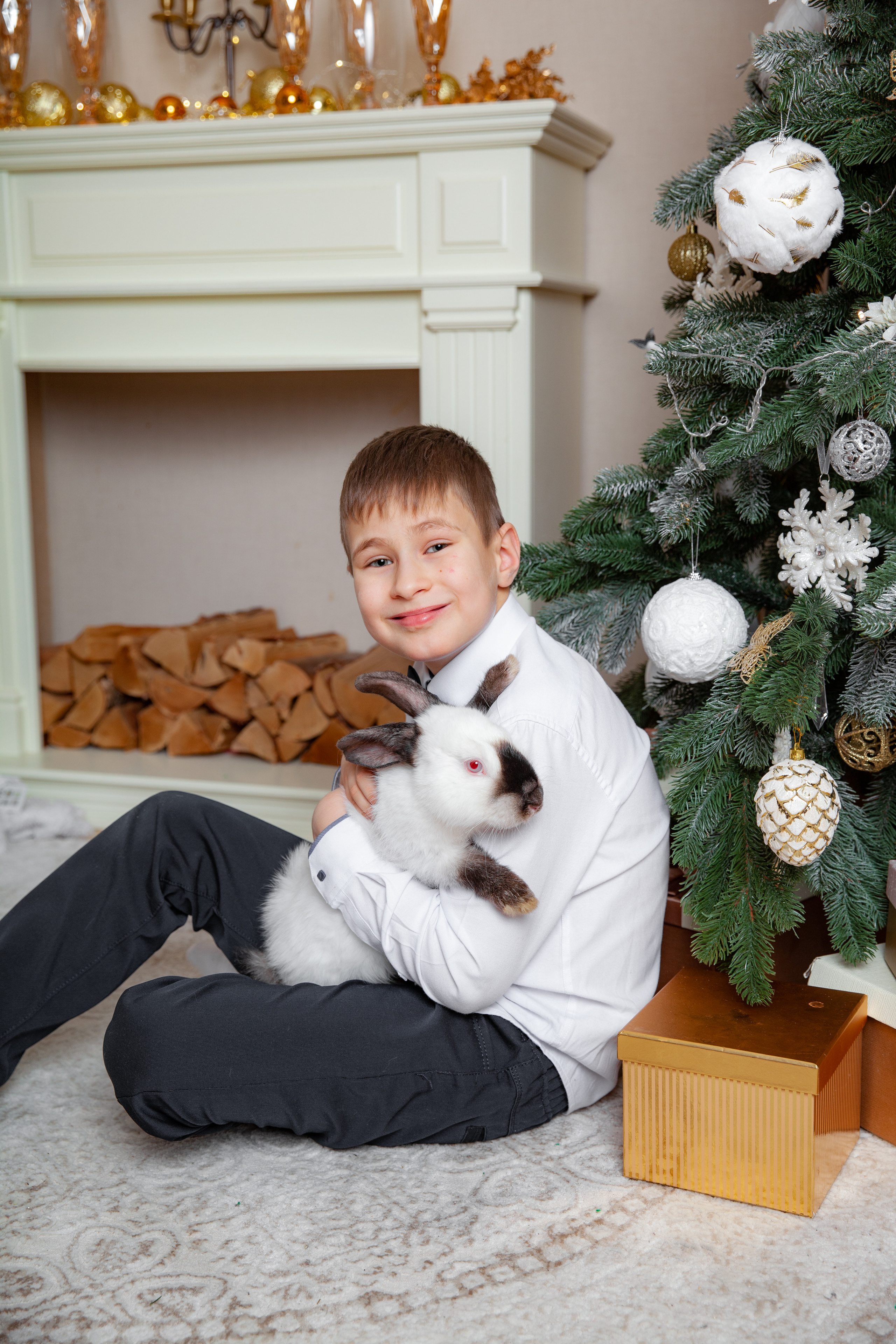 Новогодняя фотосессия для Оли и семьи. Фотограф в Железнодорожном и Балашихе