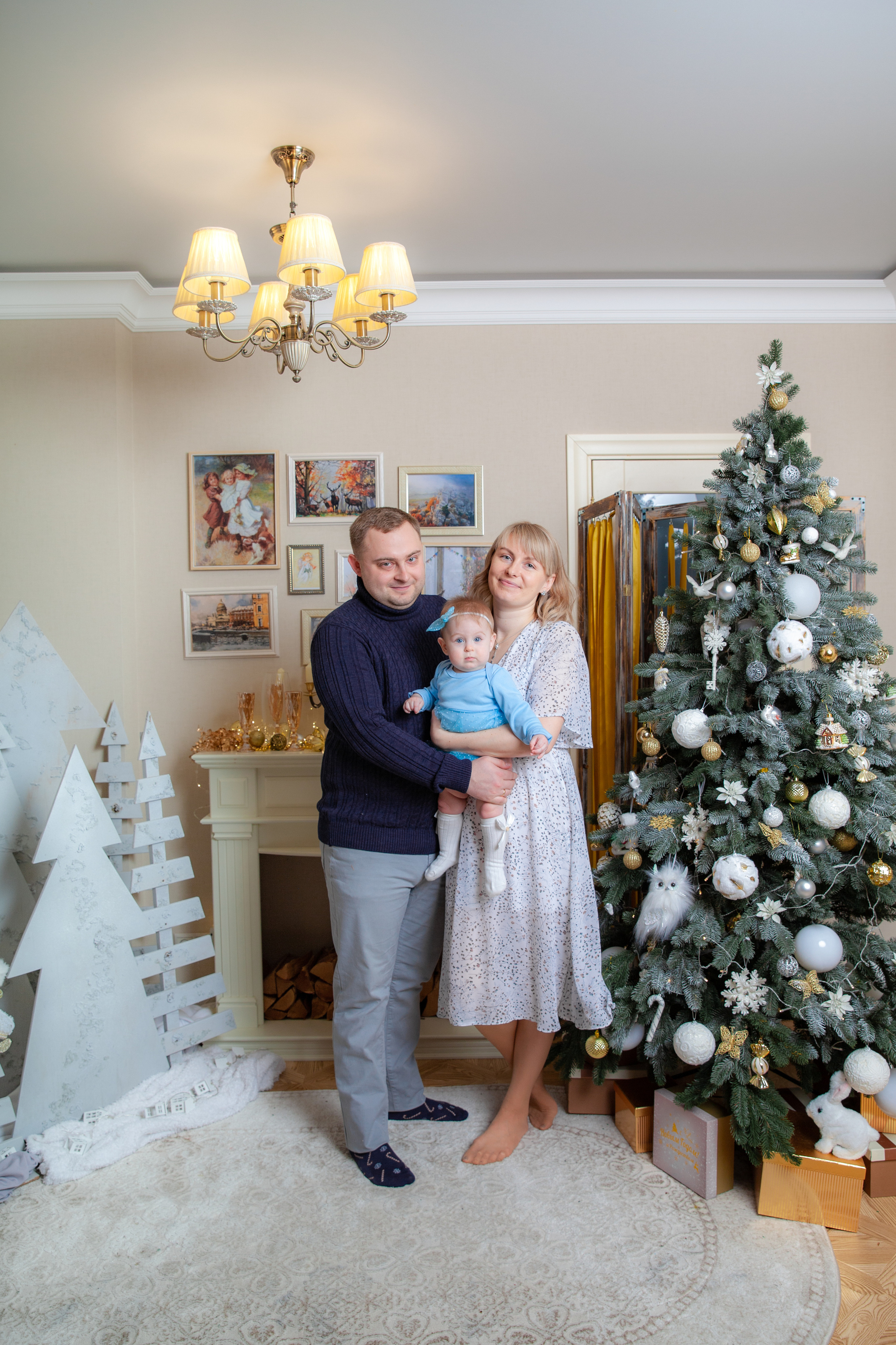 Настя, Никита и Верочка. Новогодняя фотосессия. Фотограф в Железнодорожном и Балашихе