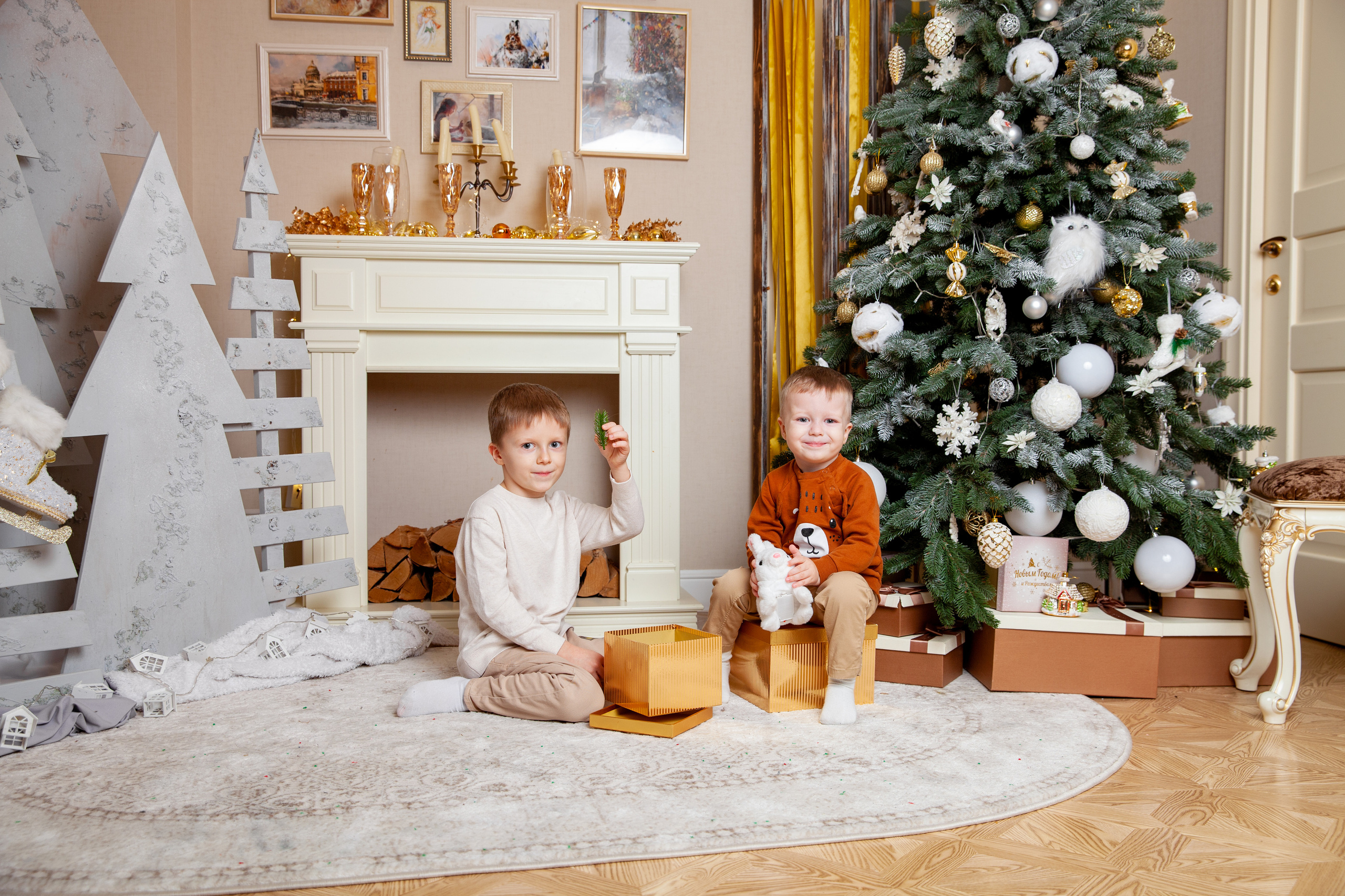 Новогодняя семейная фотосессия. Фотограф в Железнодорожном и Балашихе