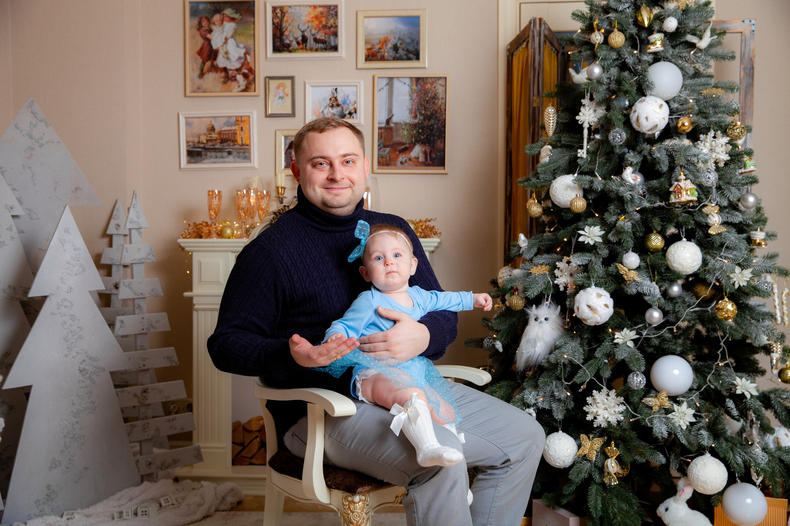 Настя, Никита и Верочка. Новогодняя фотосессия. Фотограф в Железнодорожном и Балашихе