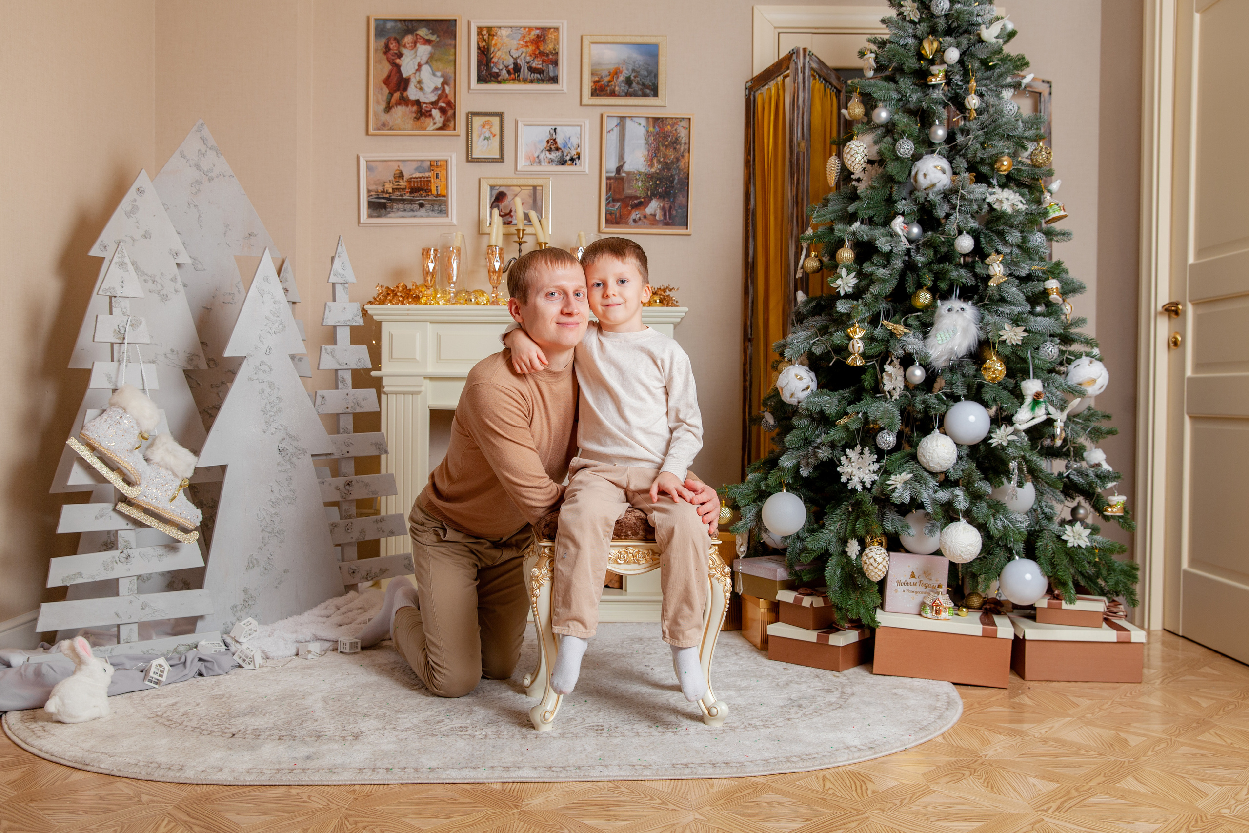 Новогодняя семейная фотосессия. Фотограф в Железнодорожном и Балашихе