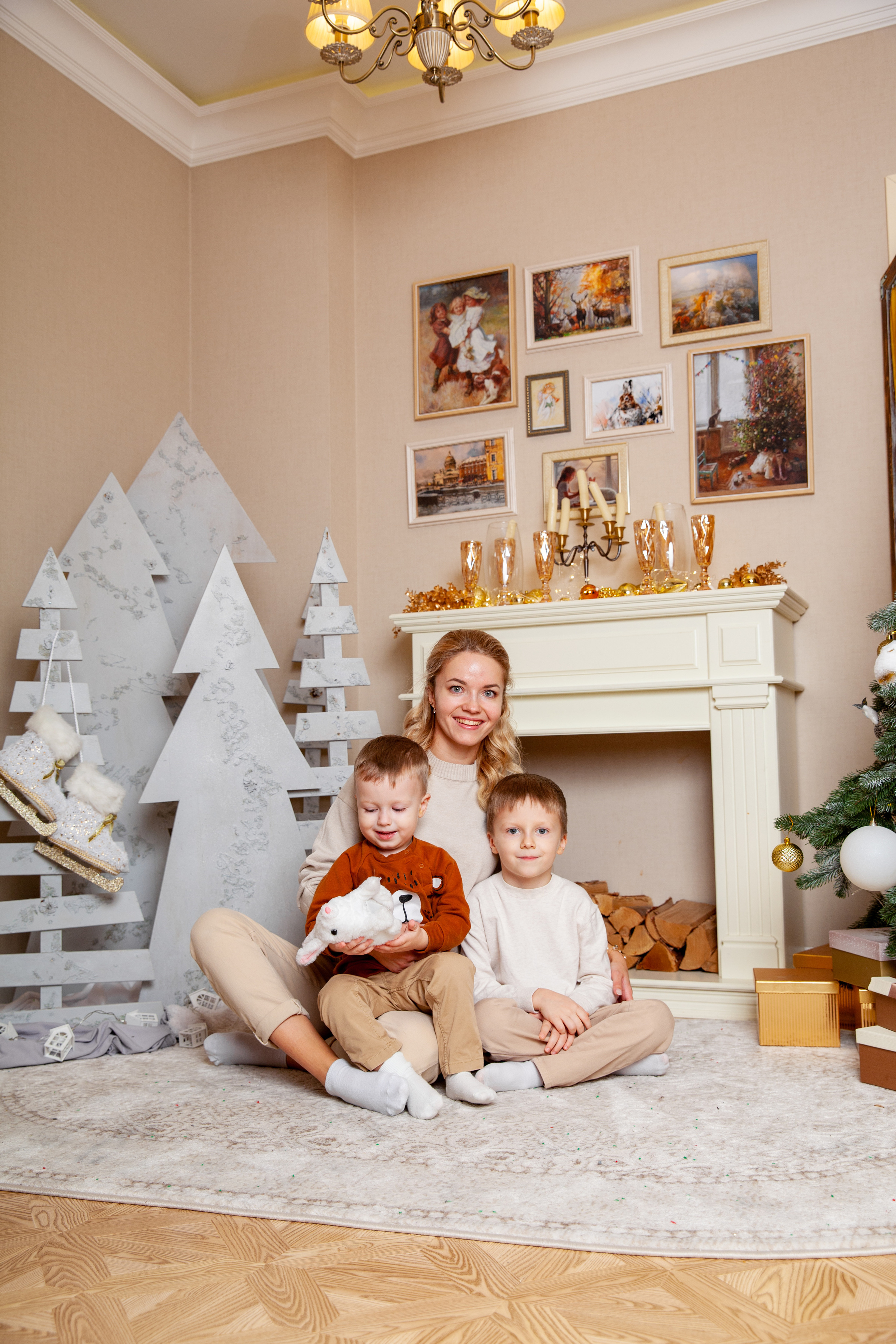 Новогодняя семейная фотосессия. Фотограф в Железнодорожном и Балашихе